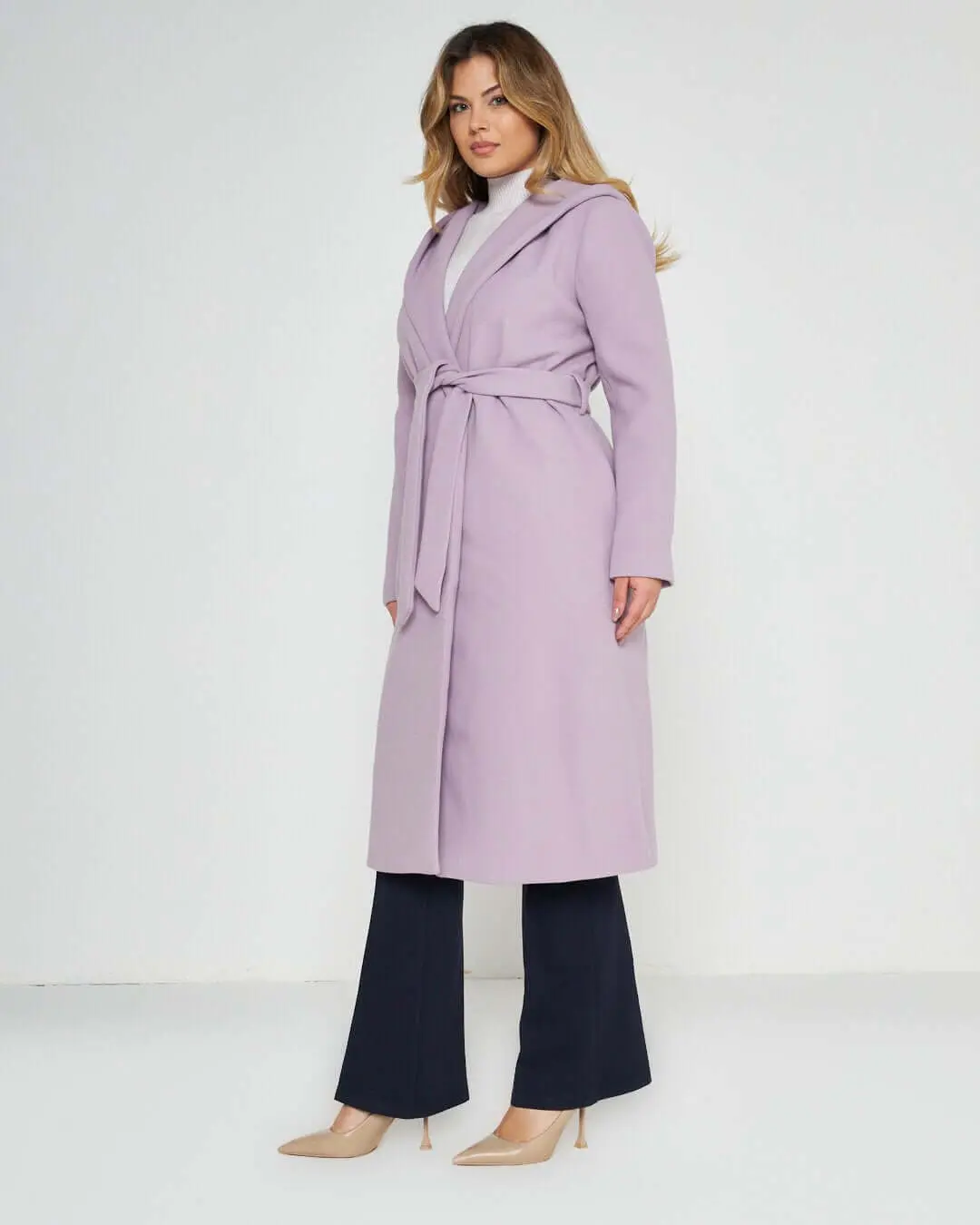 Cappotto accappatoio con cappuccio GLICINE - Image 3