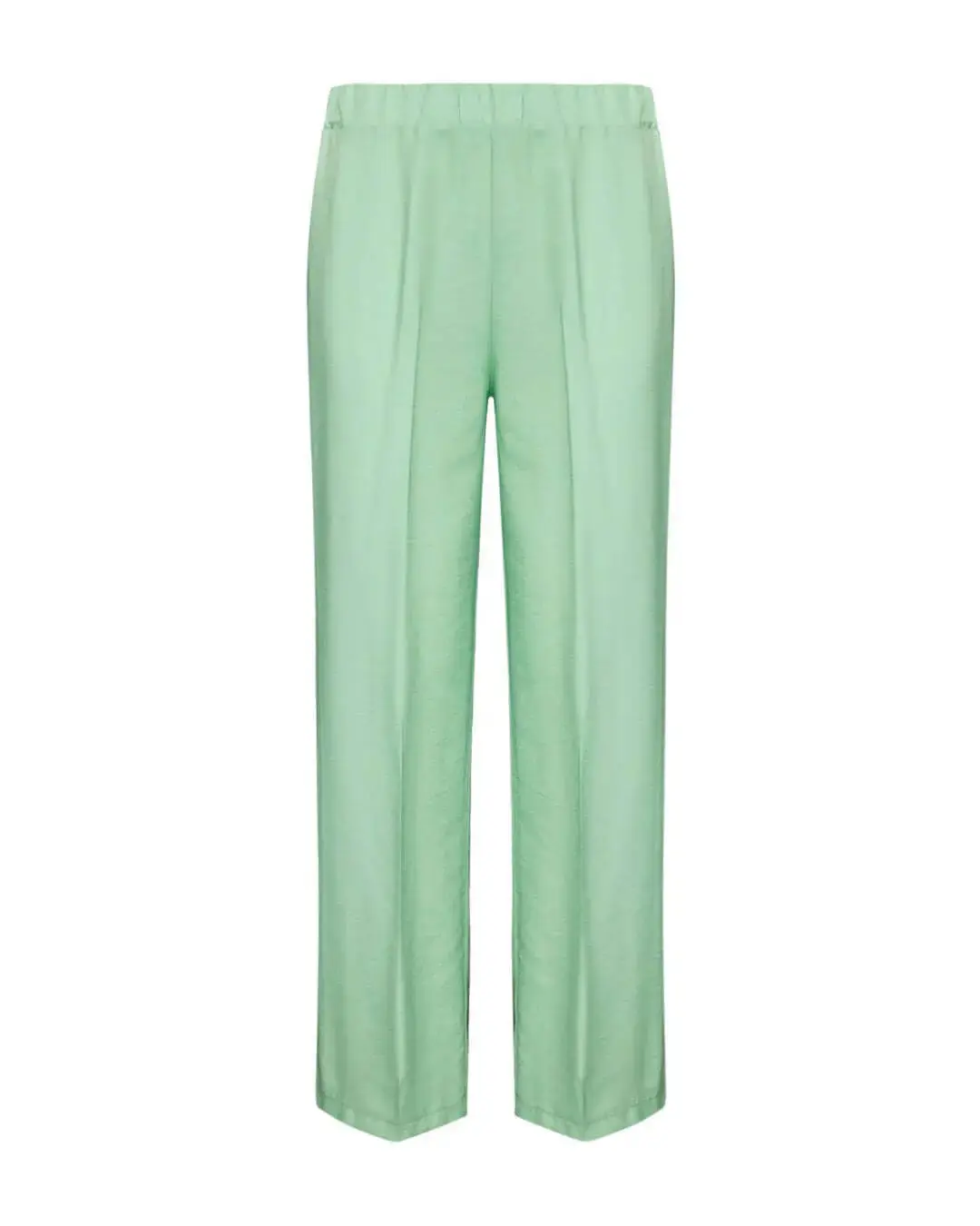 Completo in viscosa con blusa floreale e pantalone in tinta unita - Image 13
