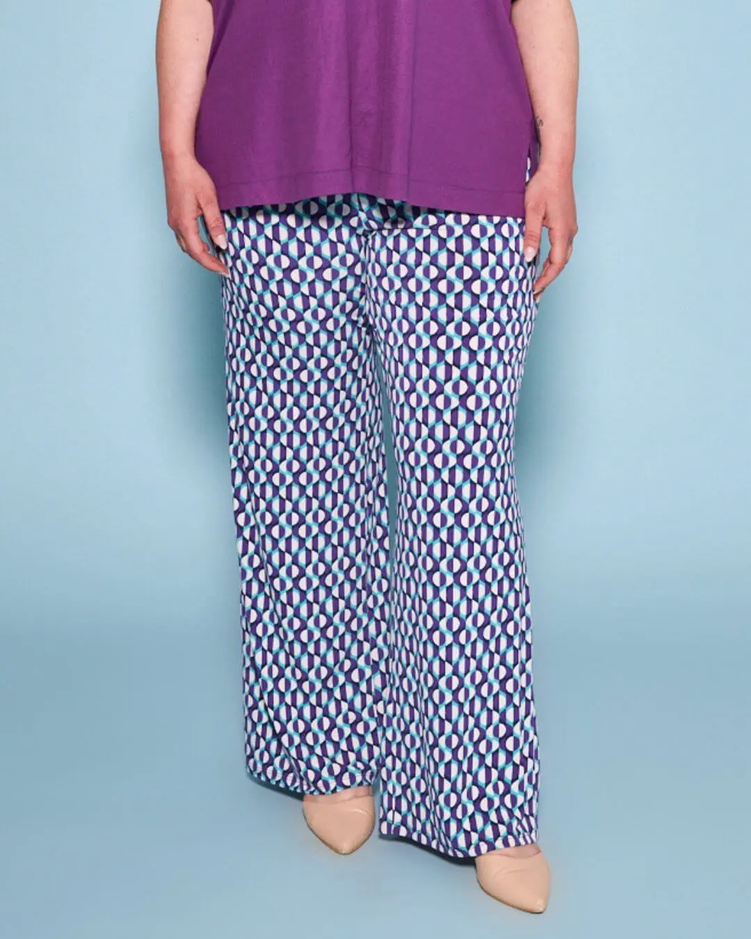 Pantalone in fantasia optical VIOLA - Image 3