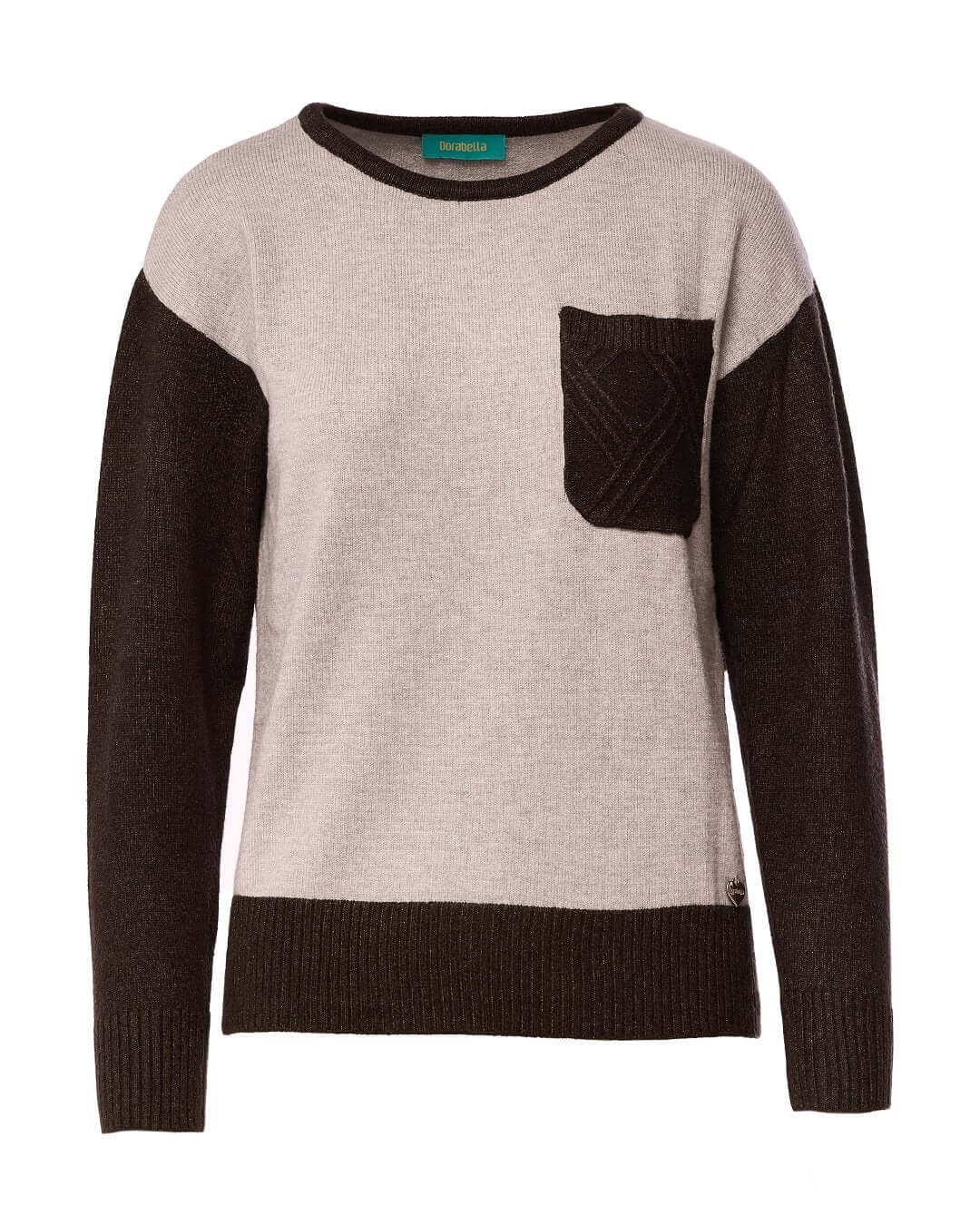Maglia con taschino e collo alto removibile ANTRACITE - Image 3