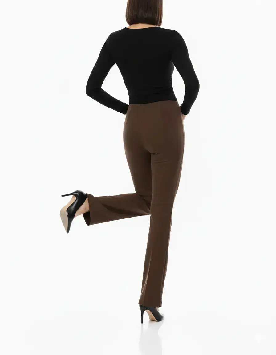 Pantalone flare con bustino elastico - Comfy® - Image 12