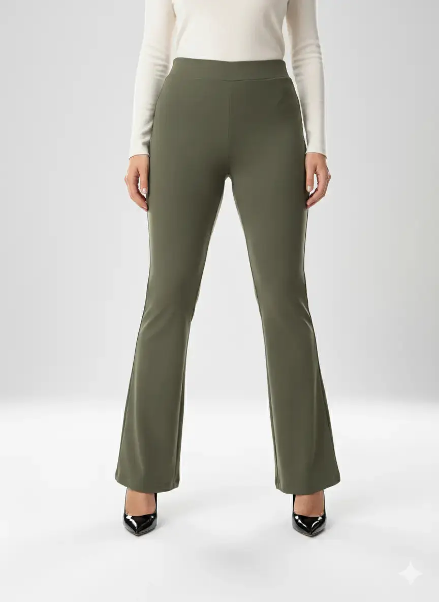 Pantalone flare con bustino elastico - Comfy® - Image 28
