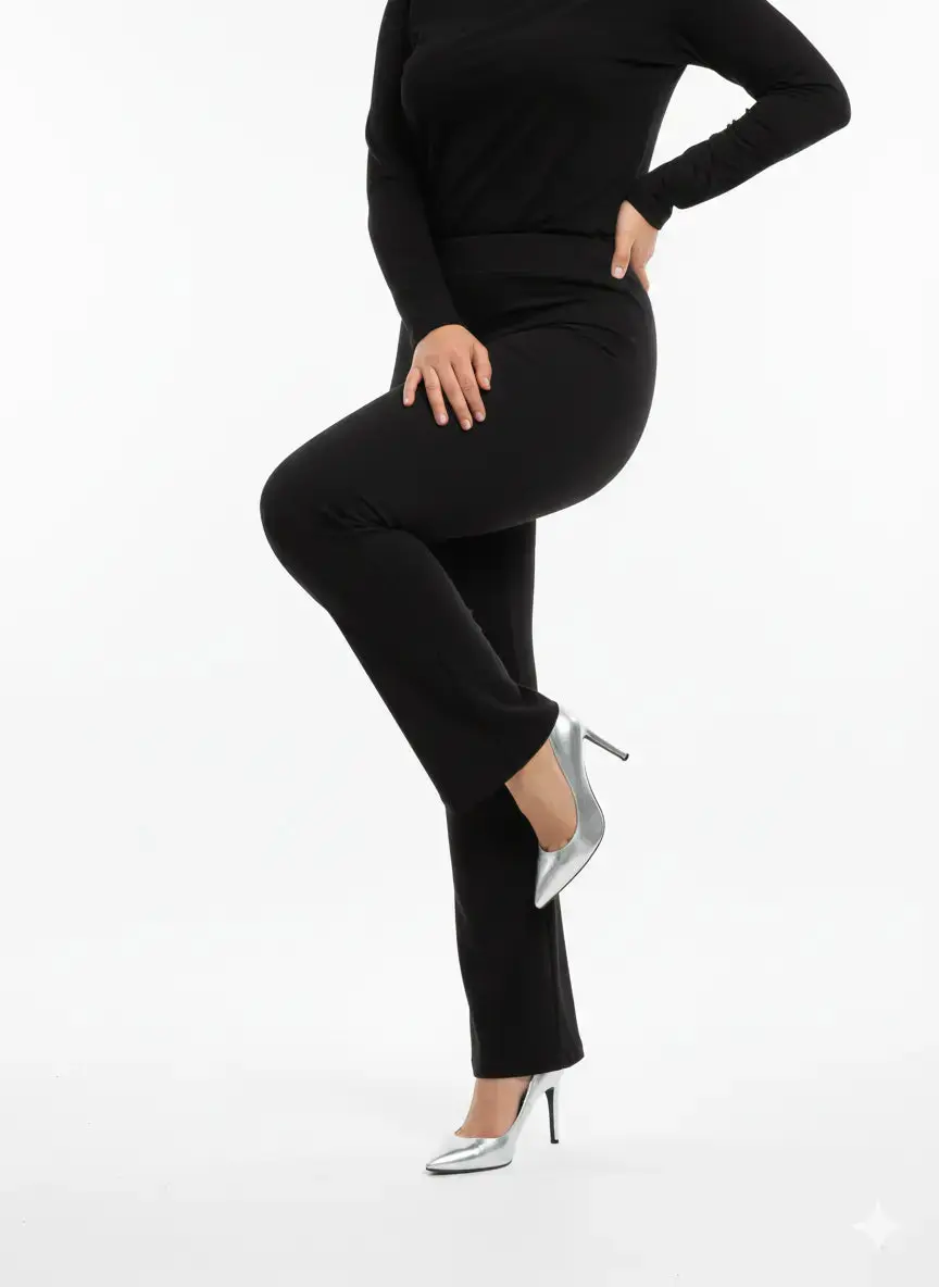 Pantalone flare con bustino elastico - Comfy® - Image 5