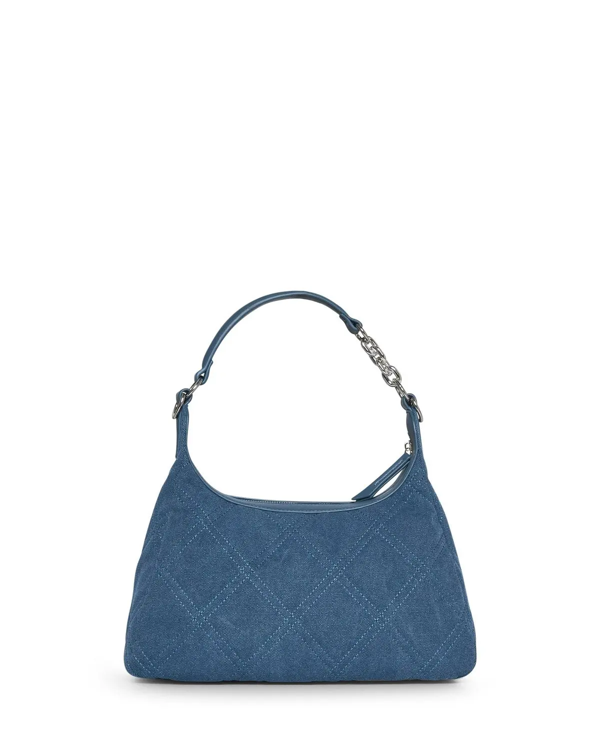 Hobo bag in denim trapuntato DENIM - Image 3