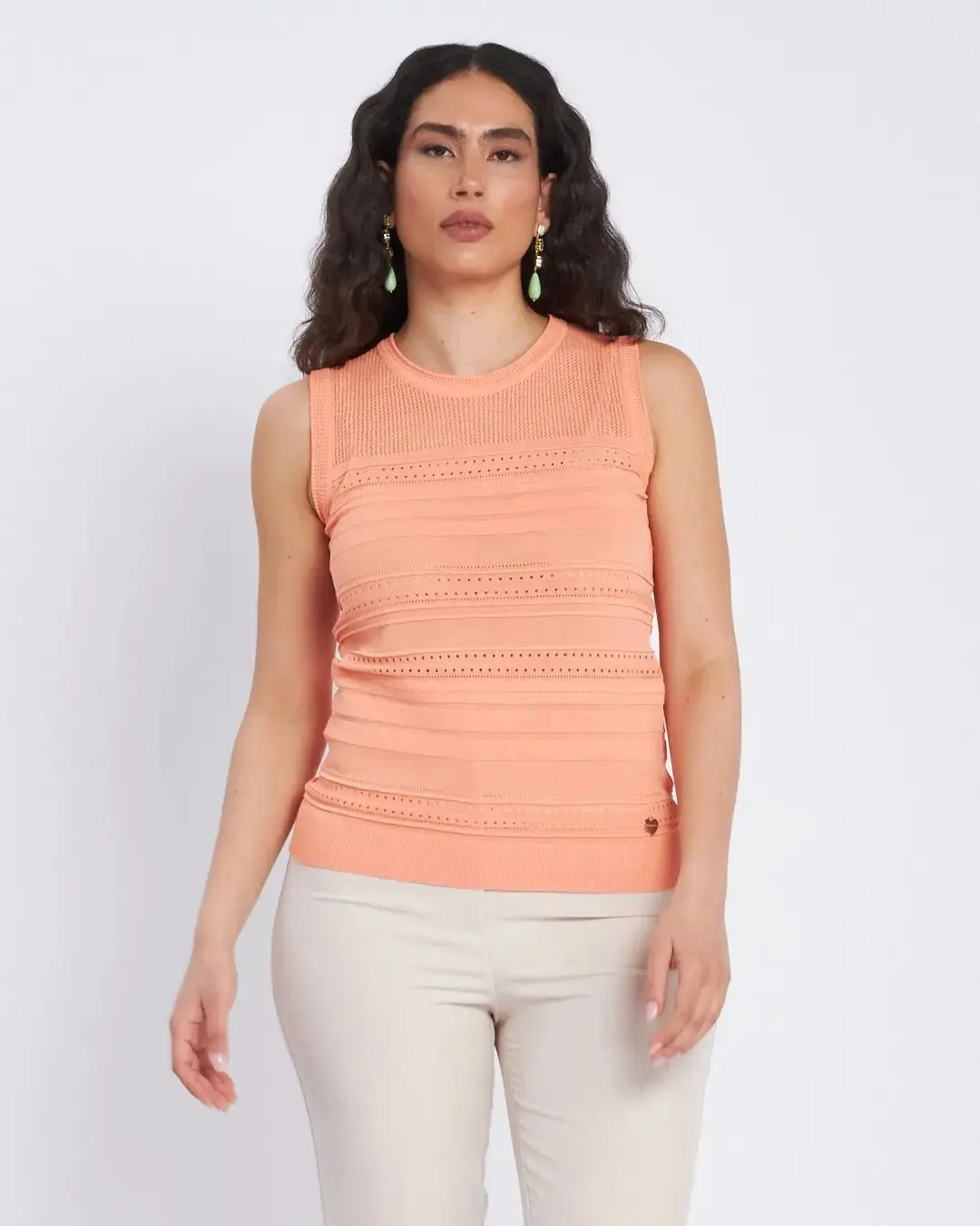 Maglia giromaniche con nervures e trafori PESCA - Image 2