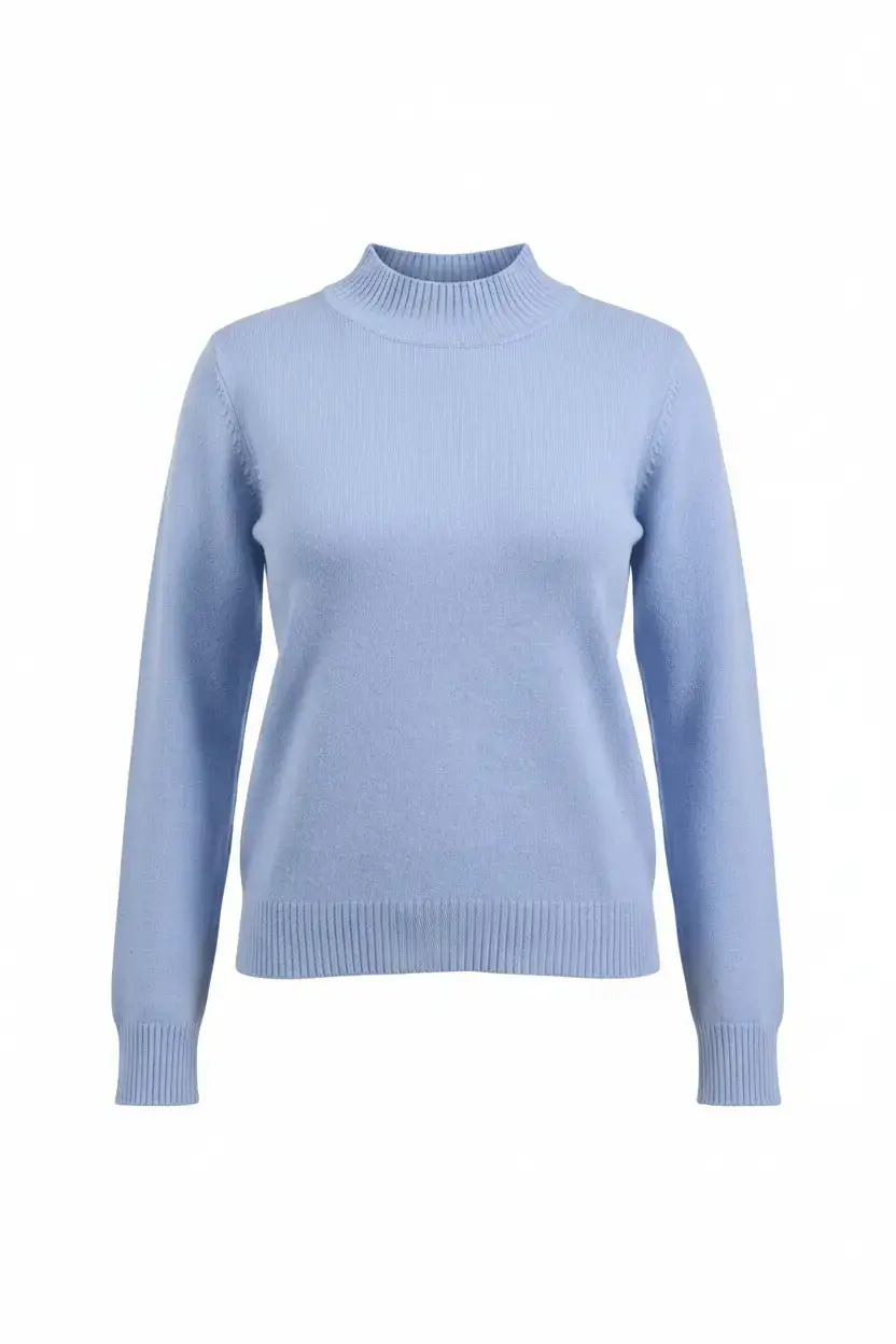 Maglia a mezzo collo con spacchi