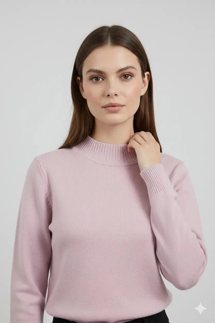 Maglia a mezzo collo con spacchi - Image 6