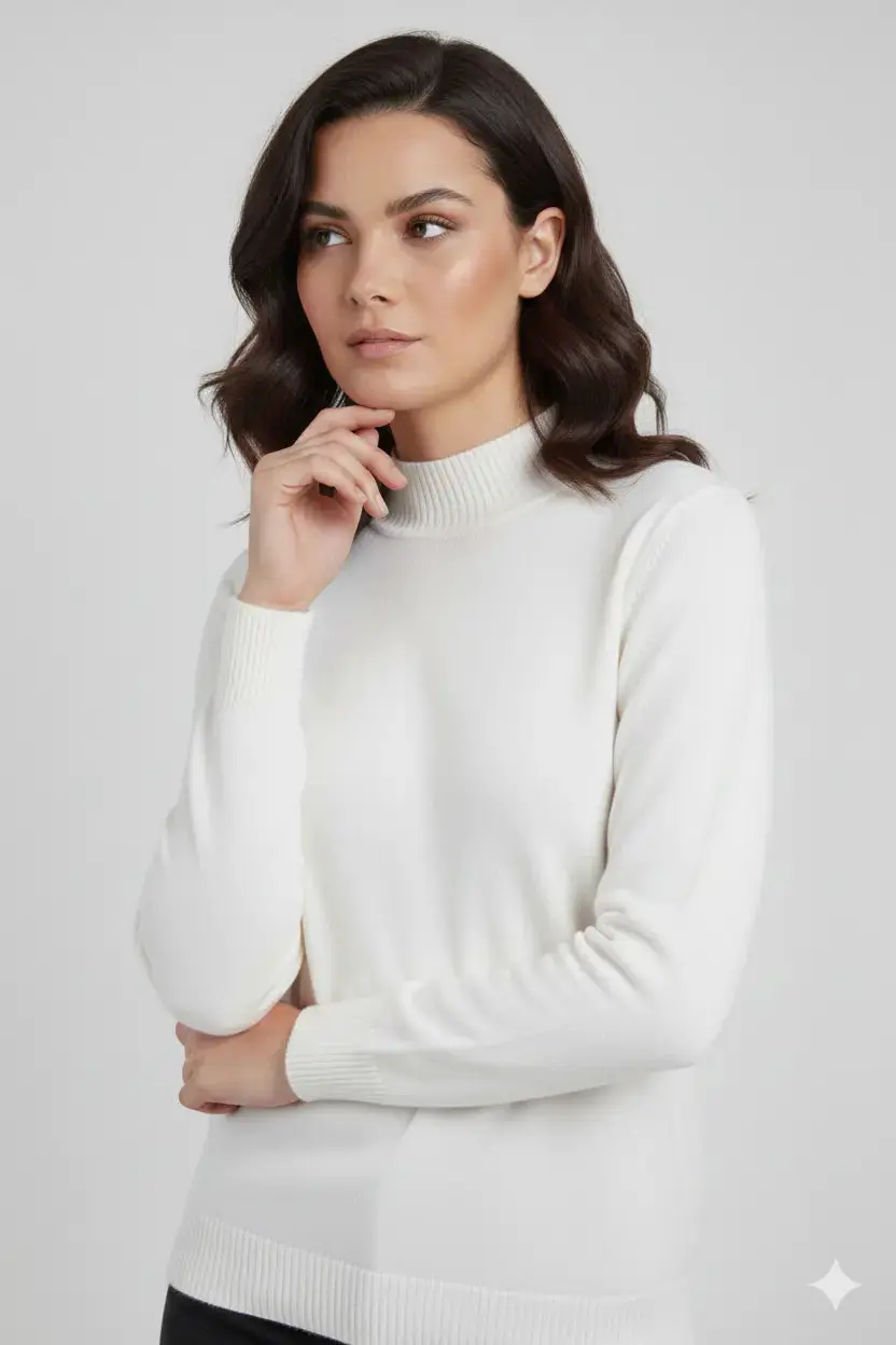 Maglia a mezzo collo con spacchi - Image 8