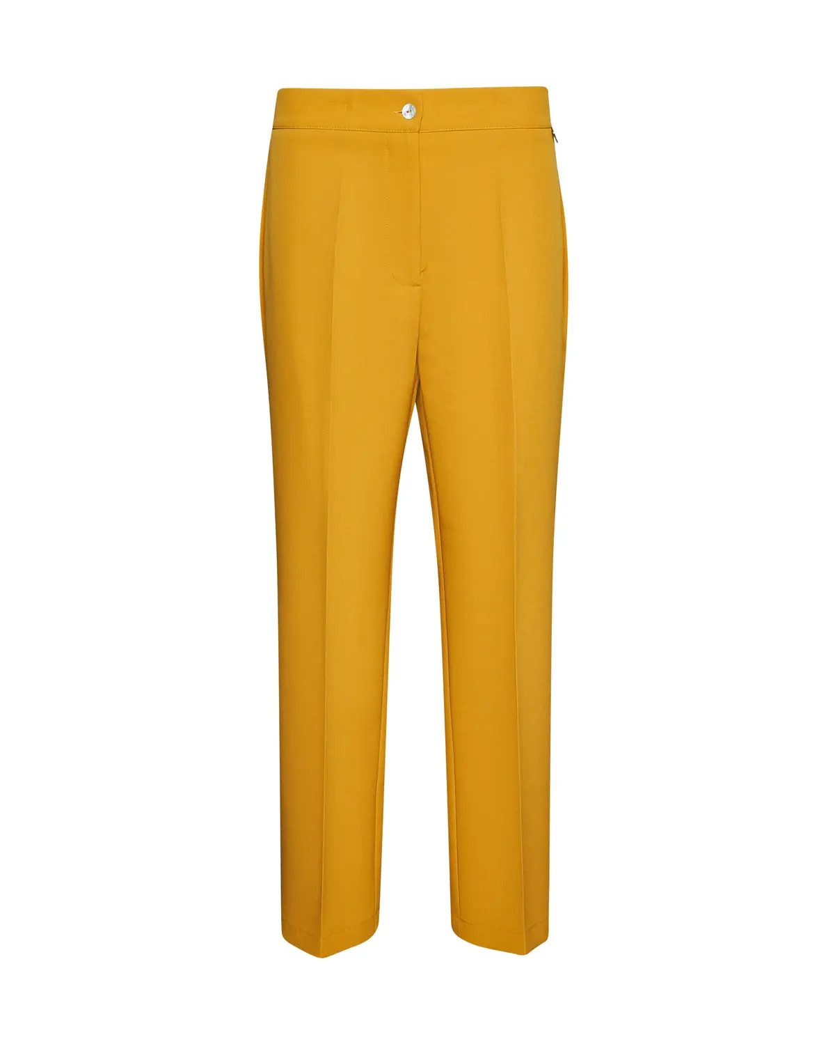 Pantalone in bistretch slim fit SENAPE - Image 3