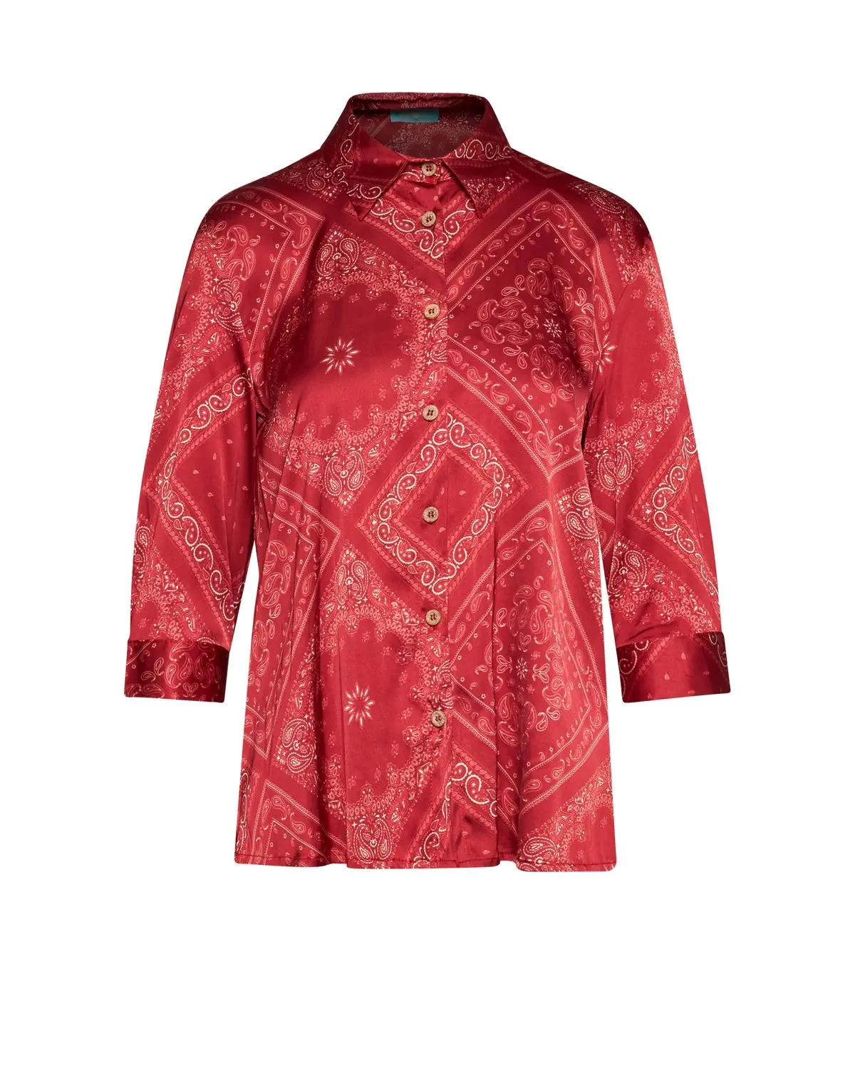 Camicia stampata con manica 7/8 INDIA - Image 2