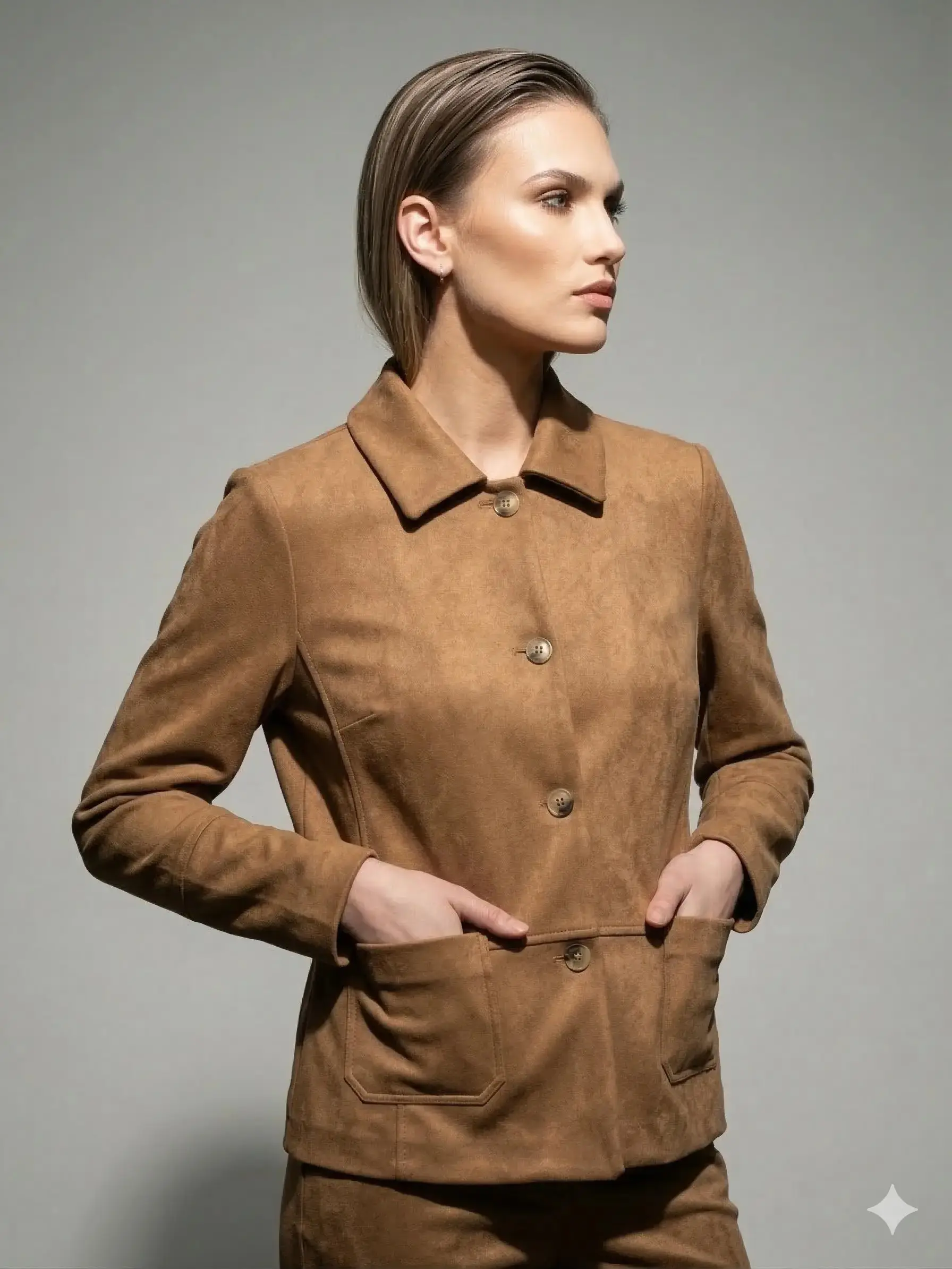 Bart jacket in suede - Image 2