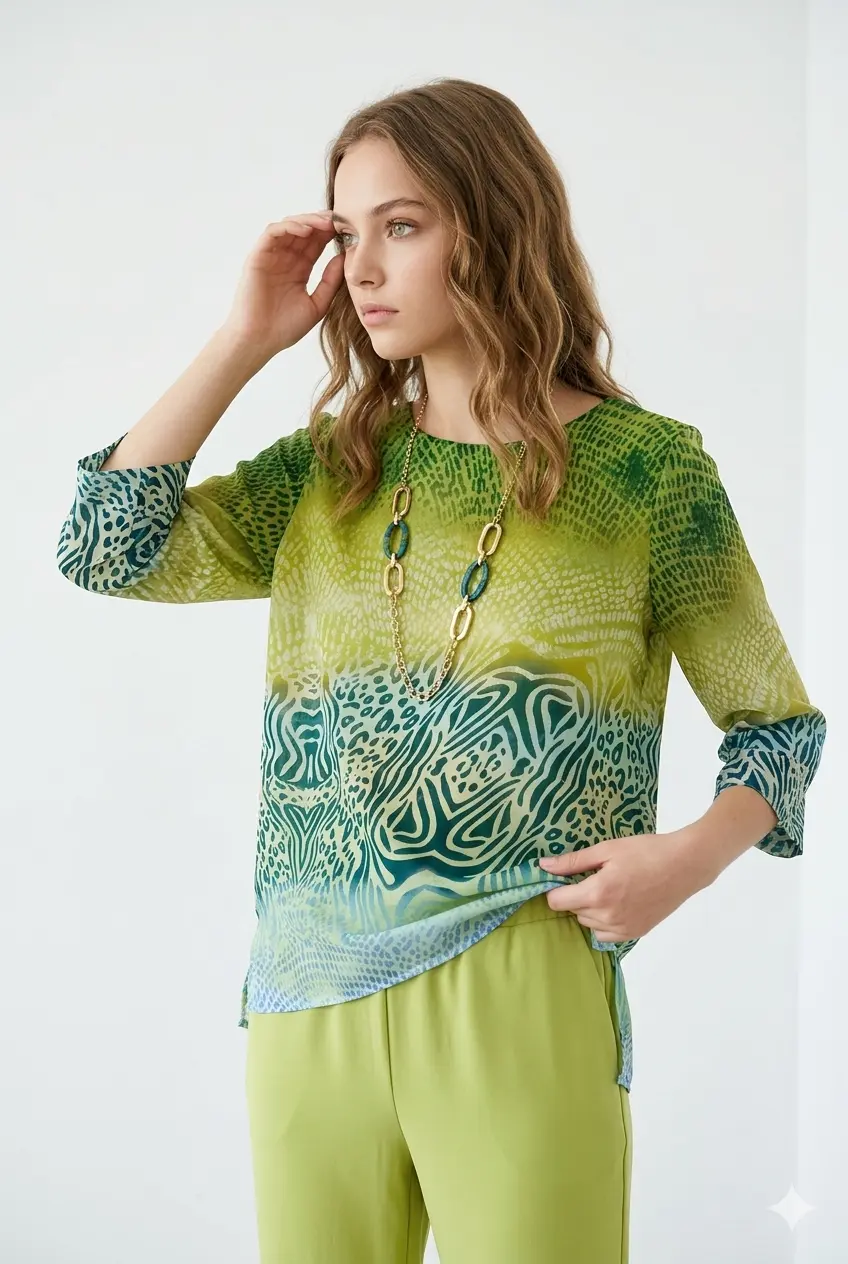 Blusa con collana - Image 3