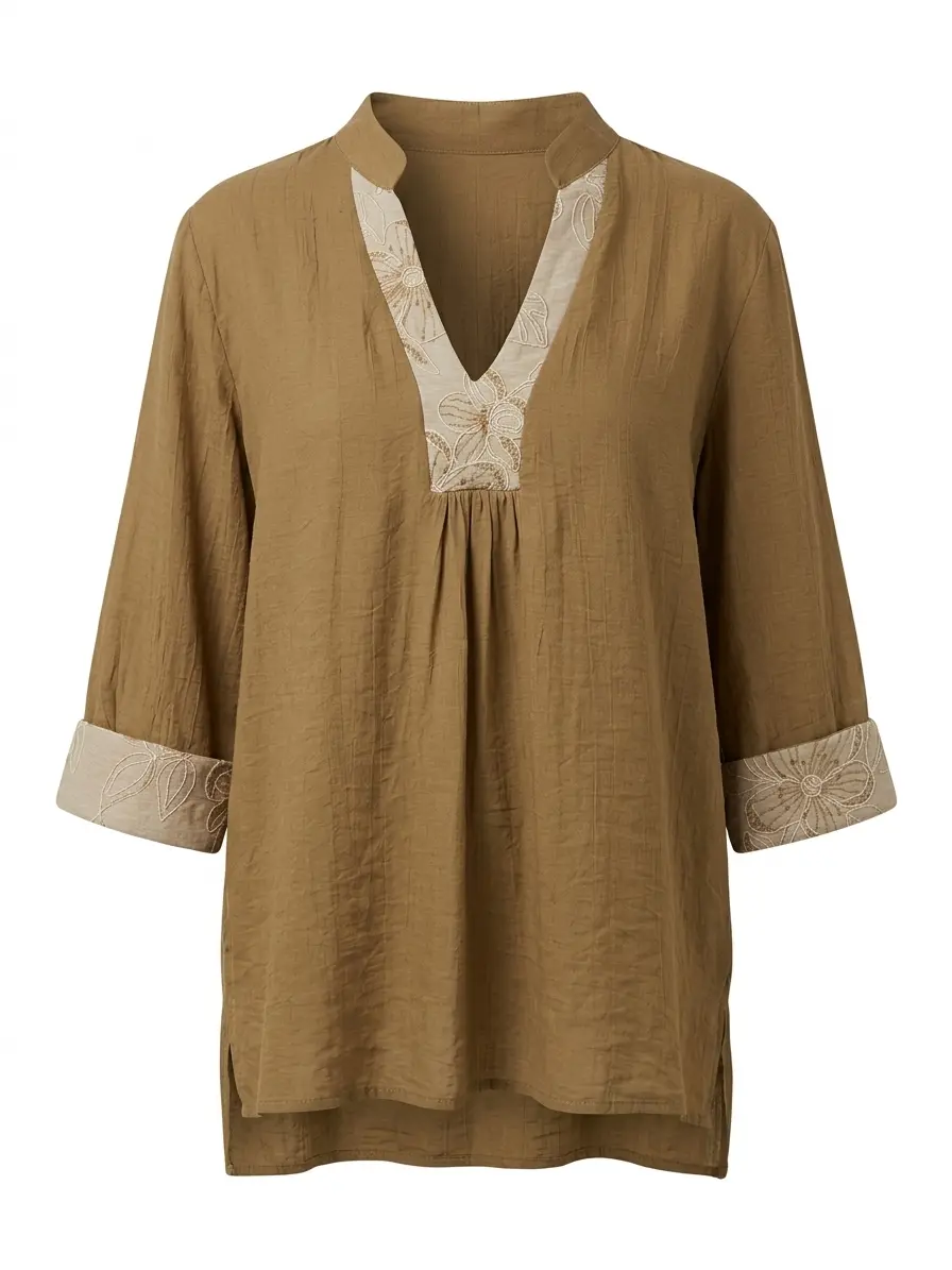 Blusa Profili Ricamati