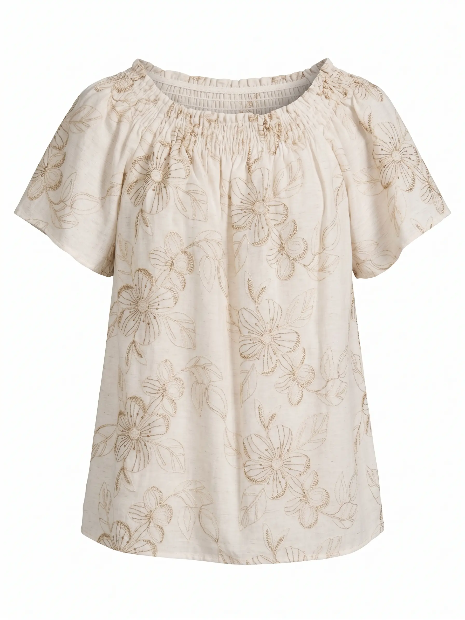Blusa Schiffer Ricamata