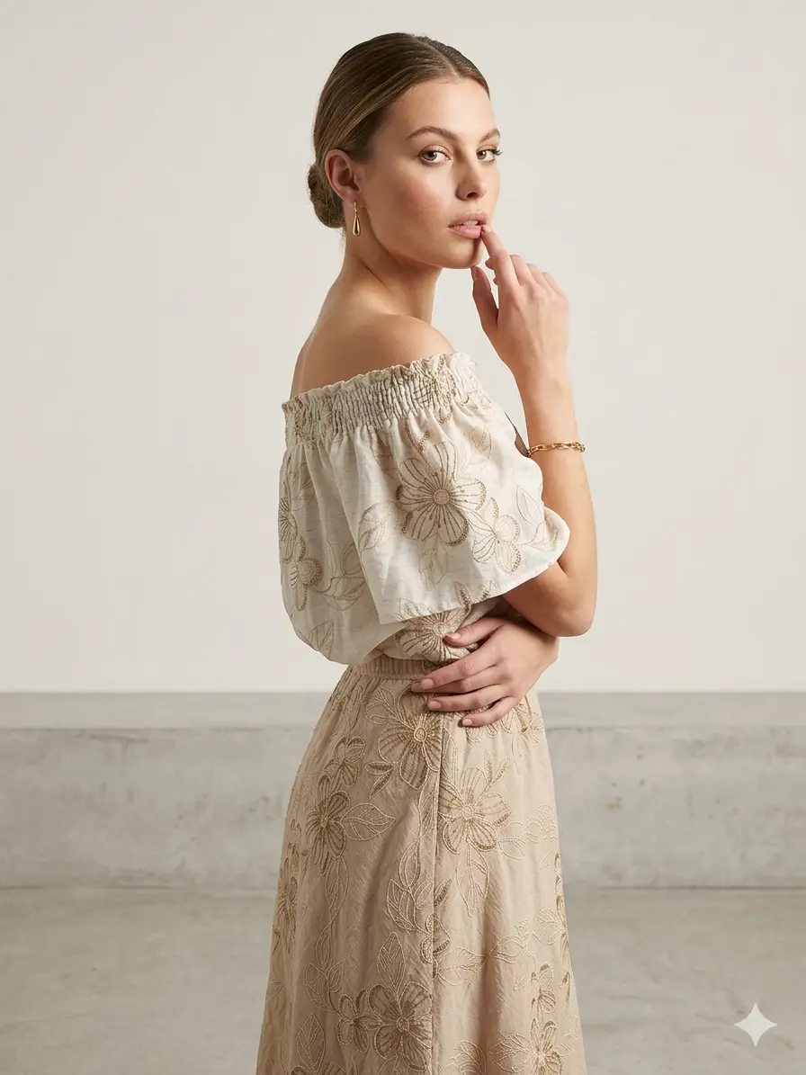 Blusa Schiffer Ricamata - Image 4