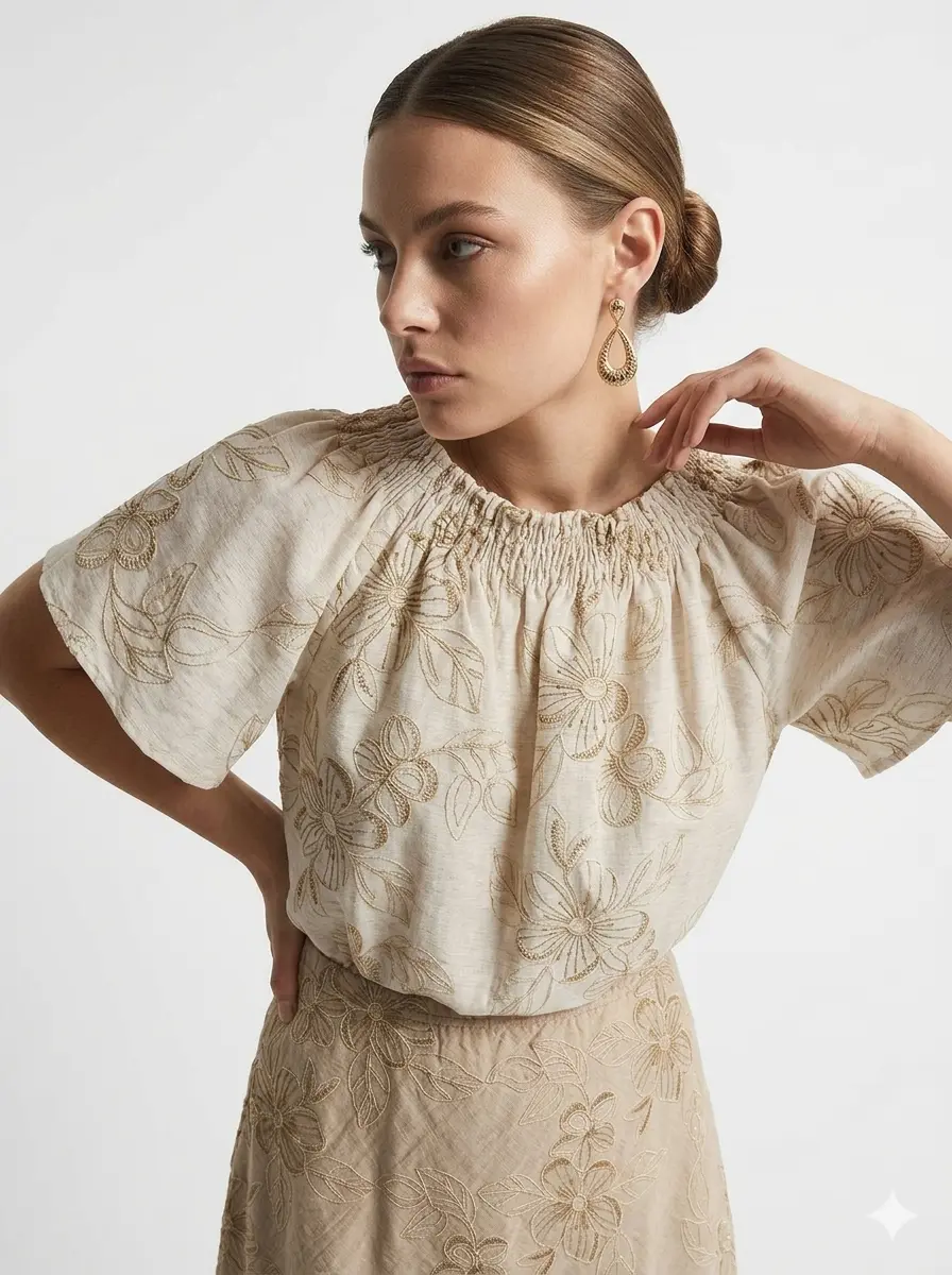 Blusa Schiffer Ricamata - Image 5