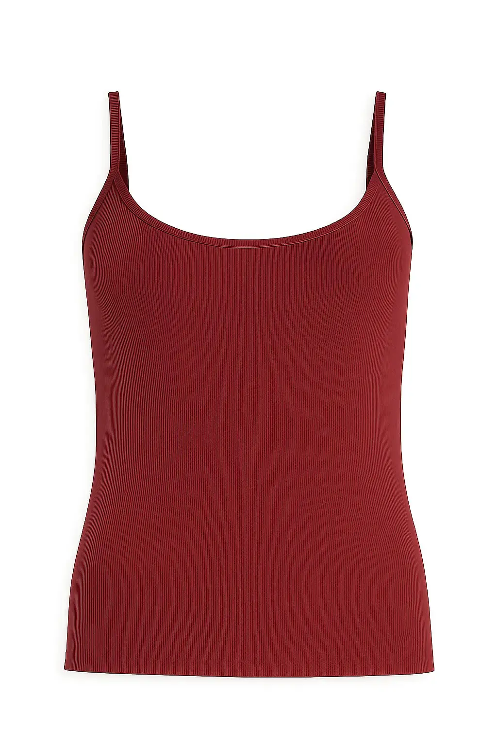 Canotta slim fit a bretelline in costina - Image 8