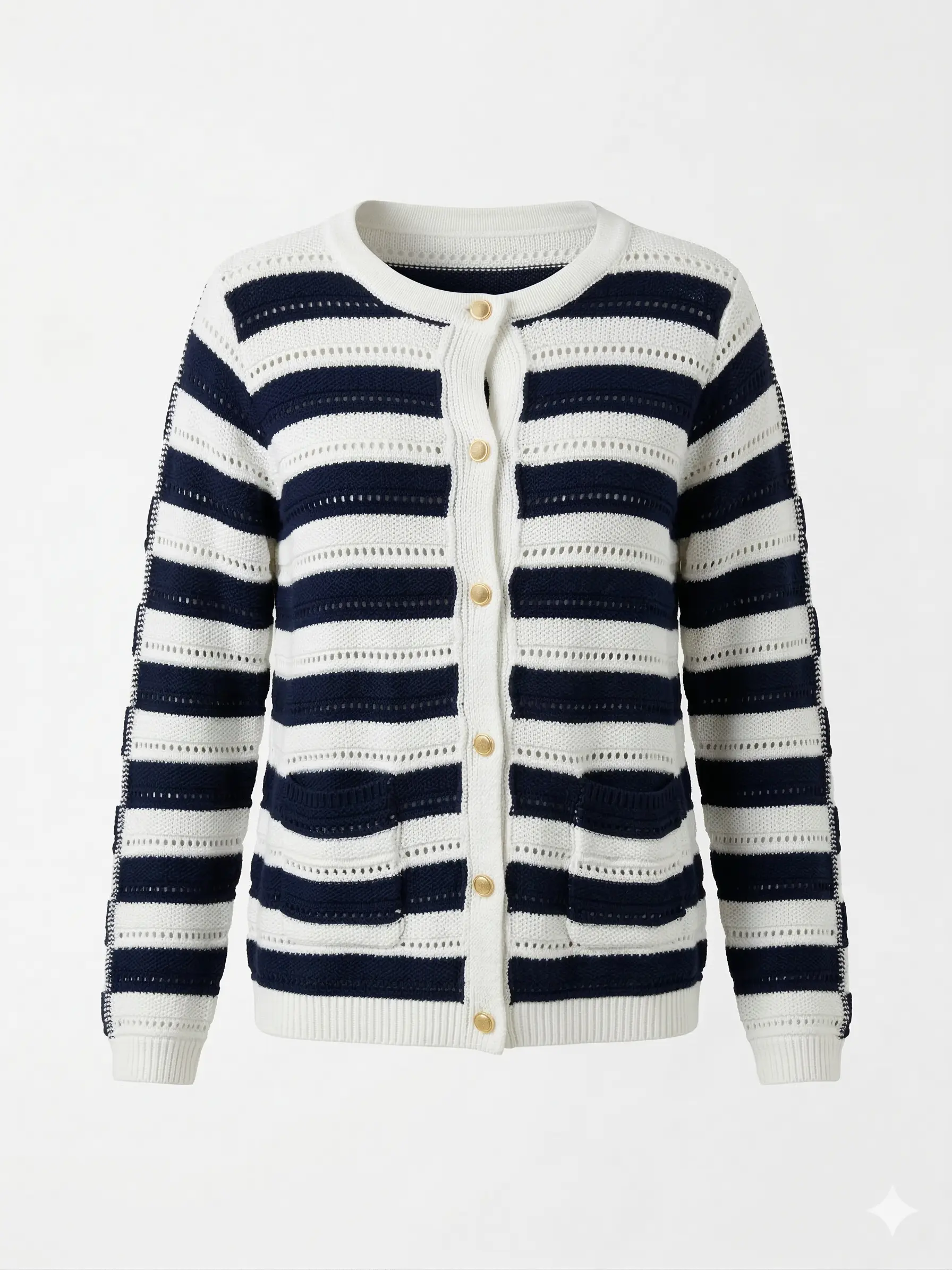 Cardigan a righe