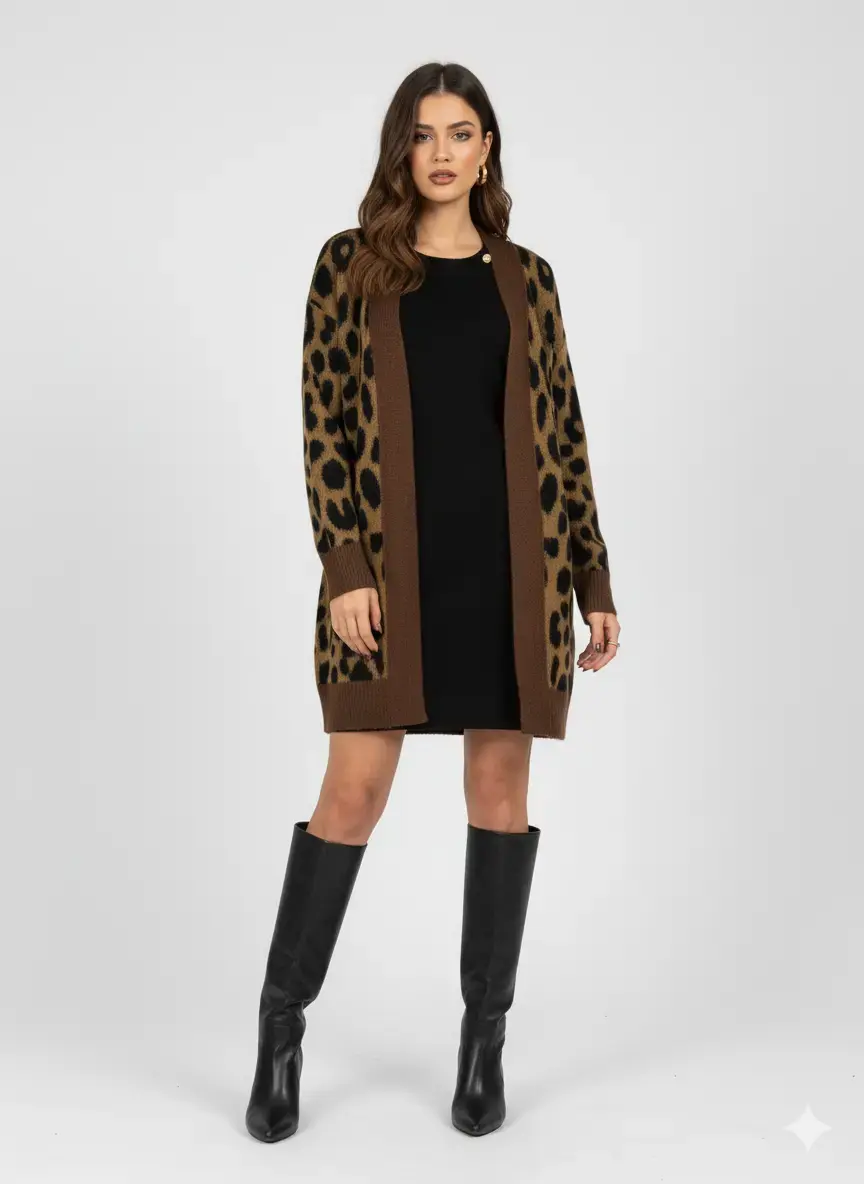Cardigan animalier - Image 3
