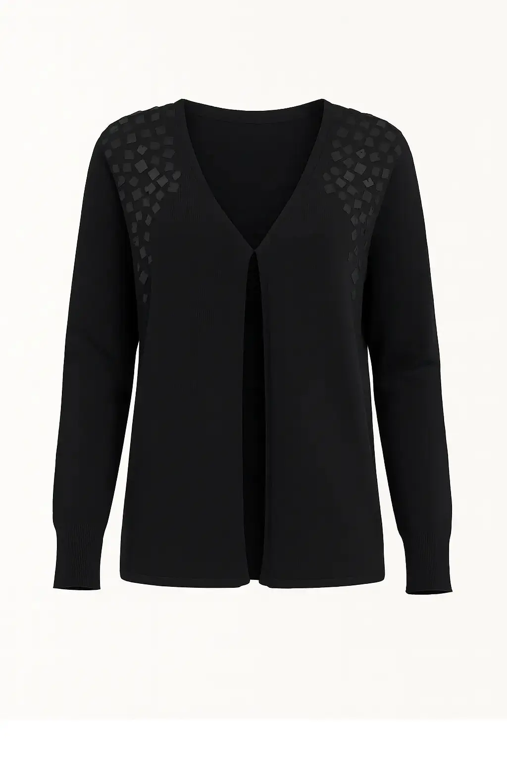 Cardigan con applicazione paillettes - Image 9