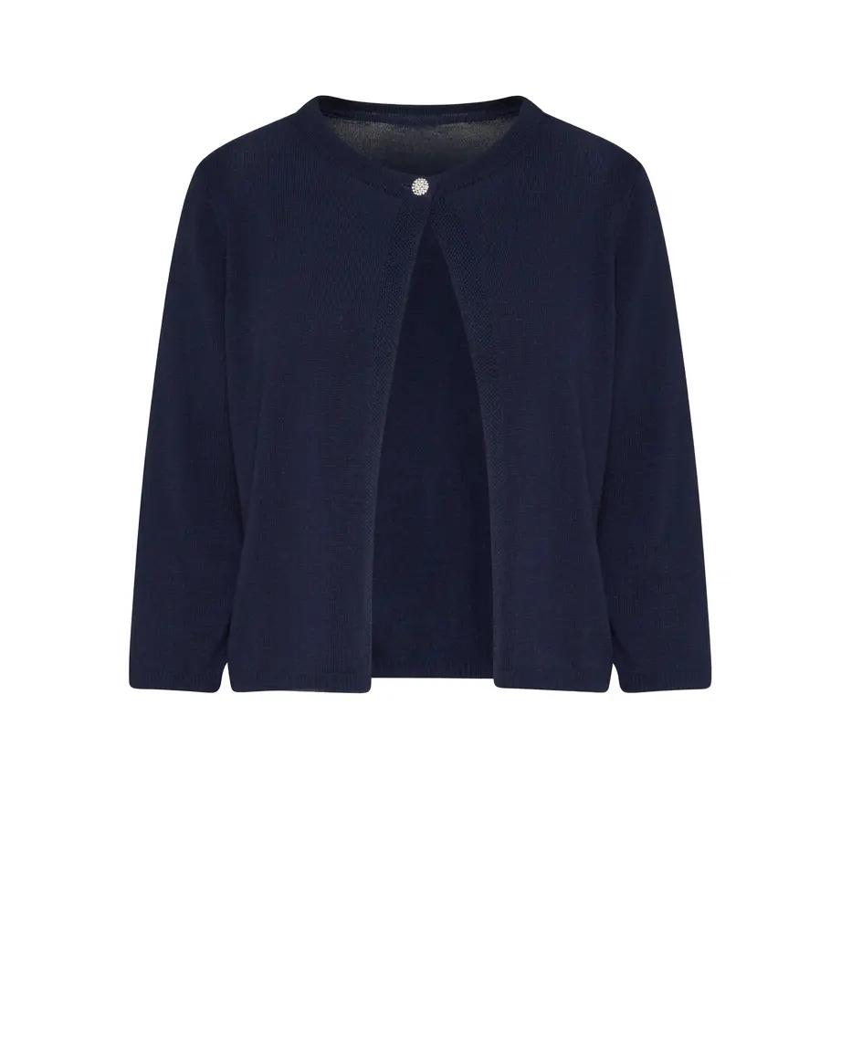Cardigan con bottone gioiello - Image 3