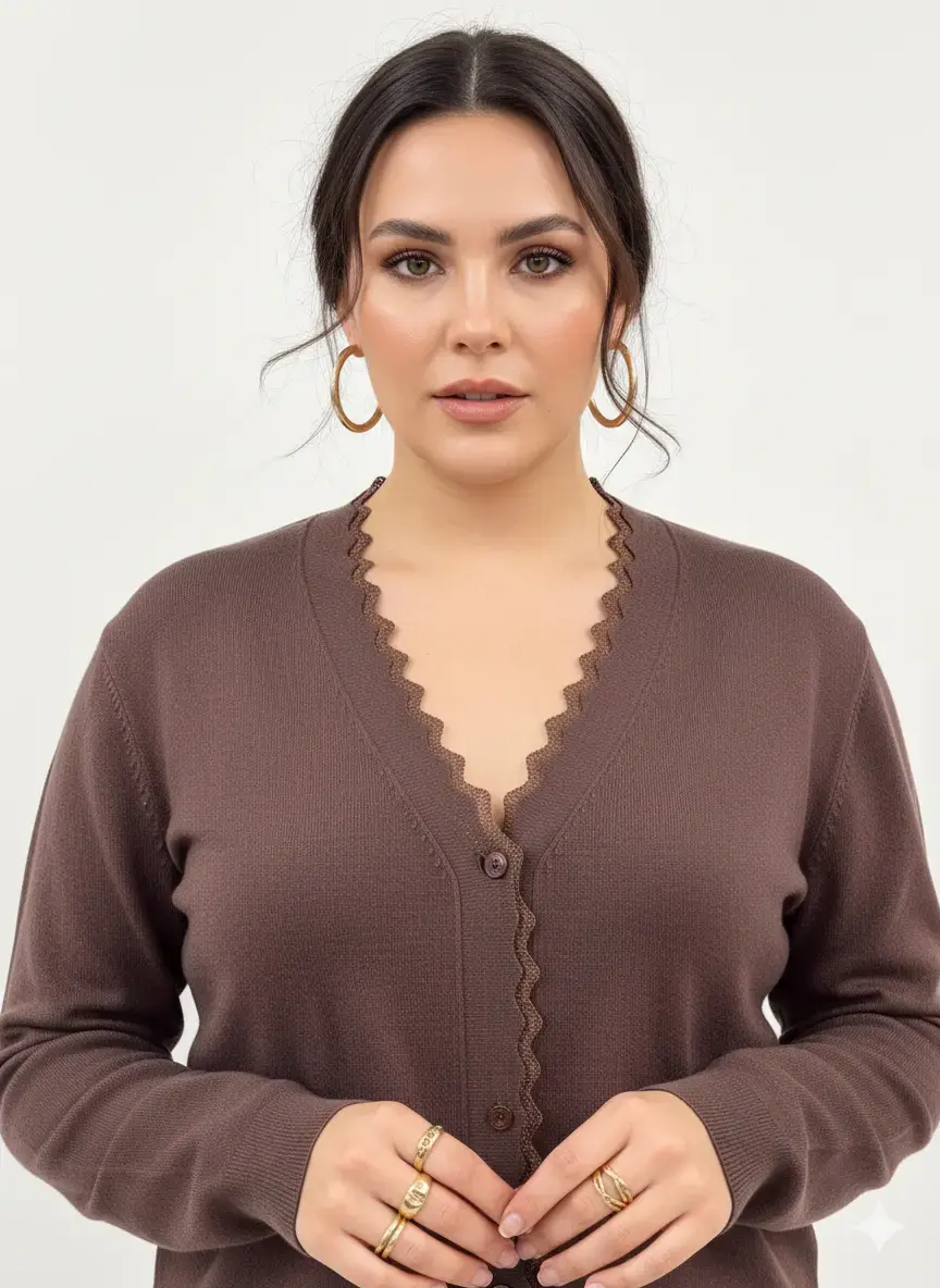 Cardigan con profilo lurex - Image 3