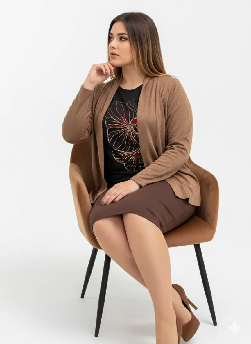 Cardigan in filo lurex - Image 10