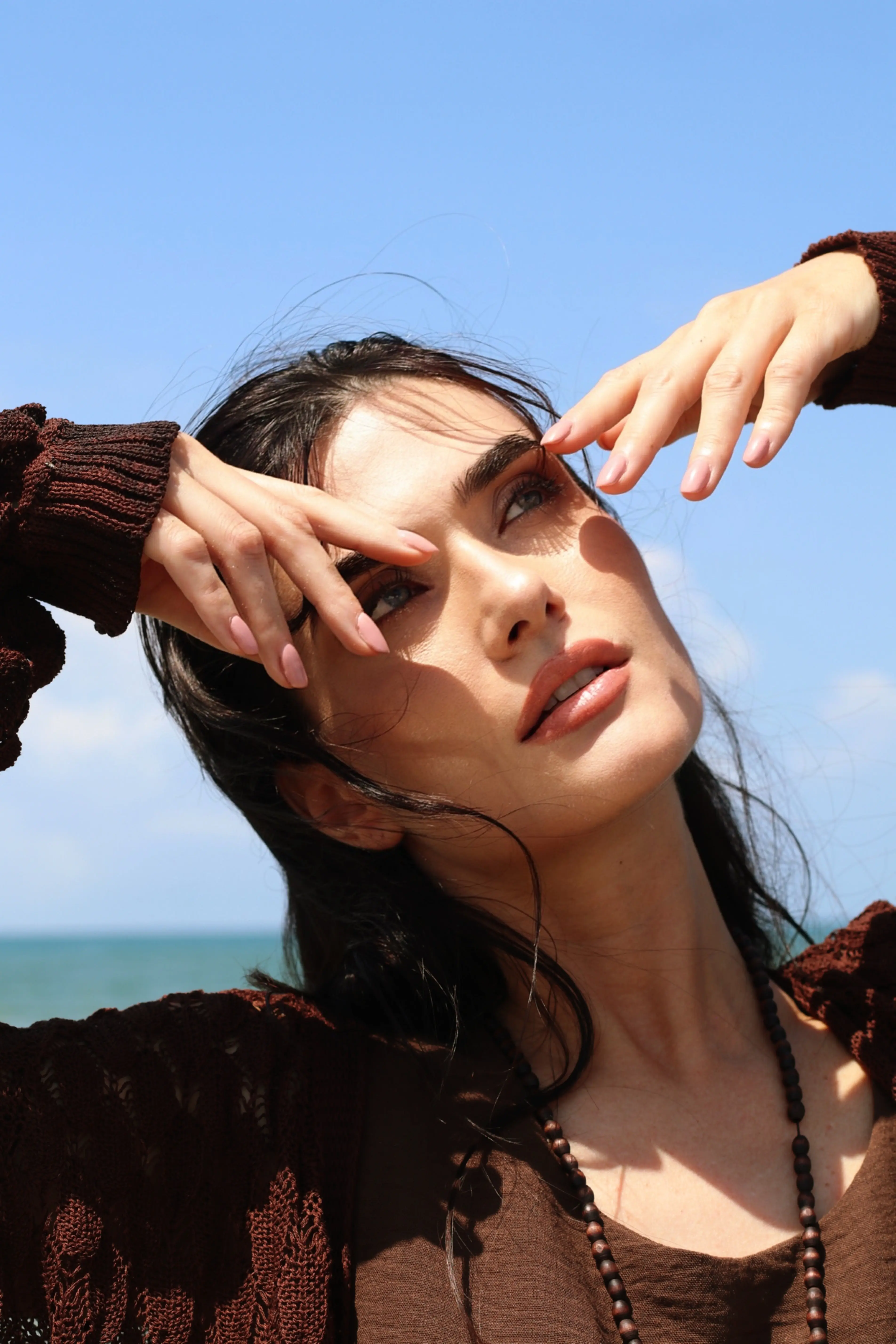 Cardigan traforato con fusciacca - Image 3