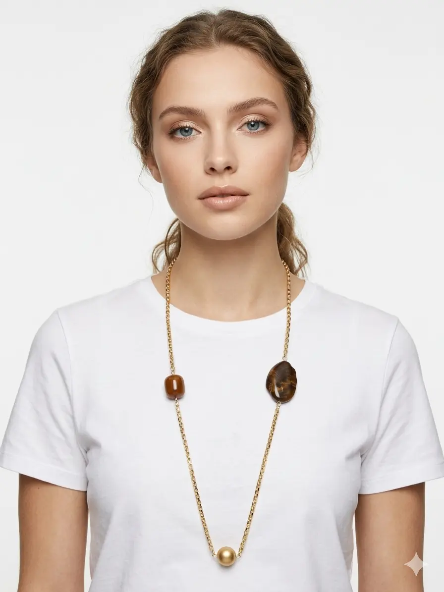 Collana con sfere irregolari - Image 3