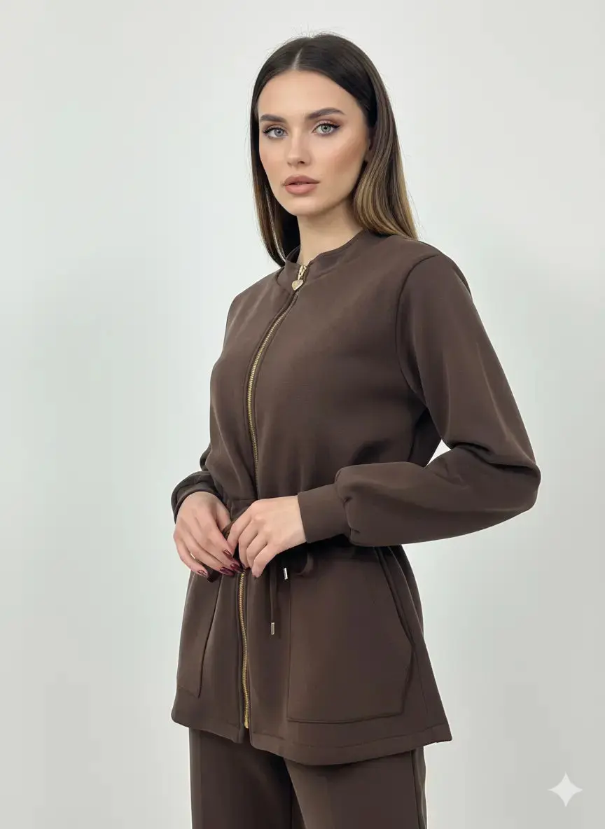 Felpa con coulisse in vita - Image 3