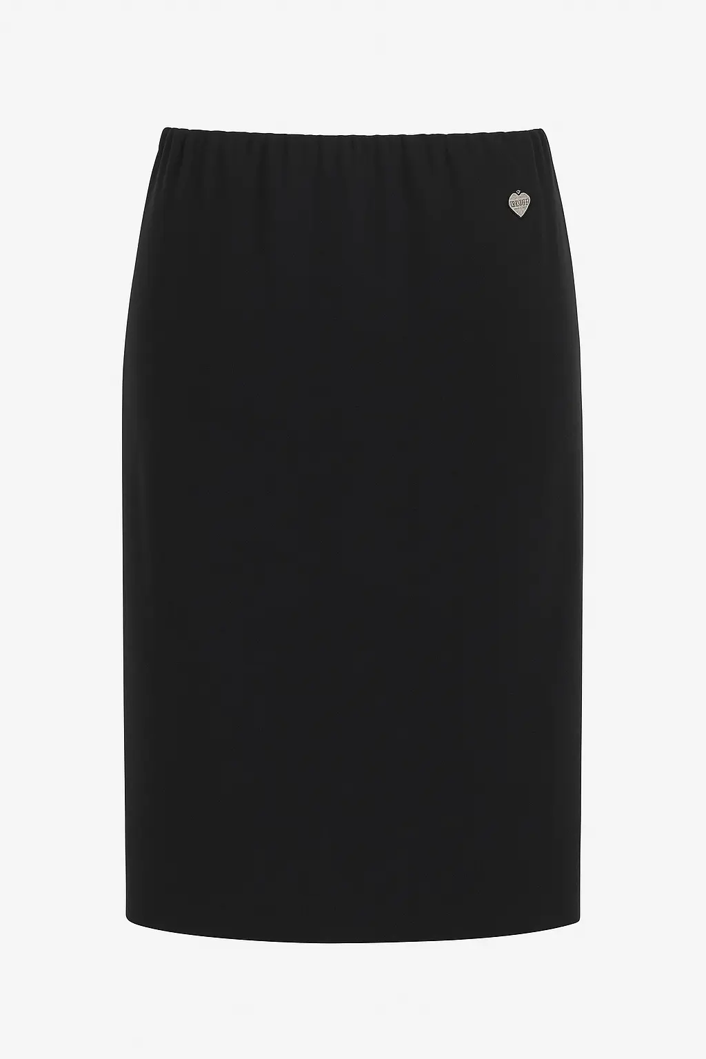 Gonna tubino in cady con vita elastica