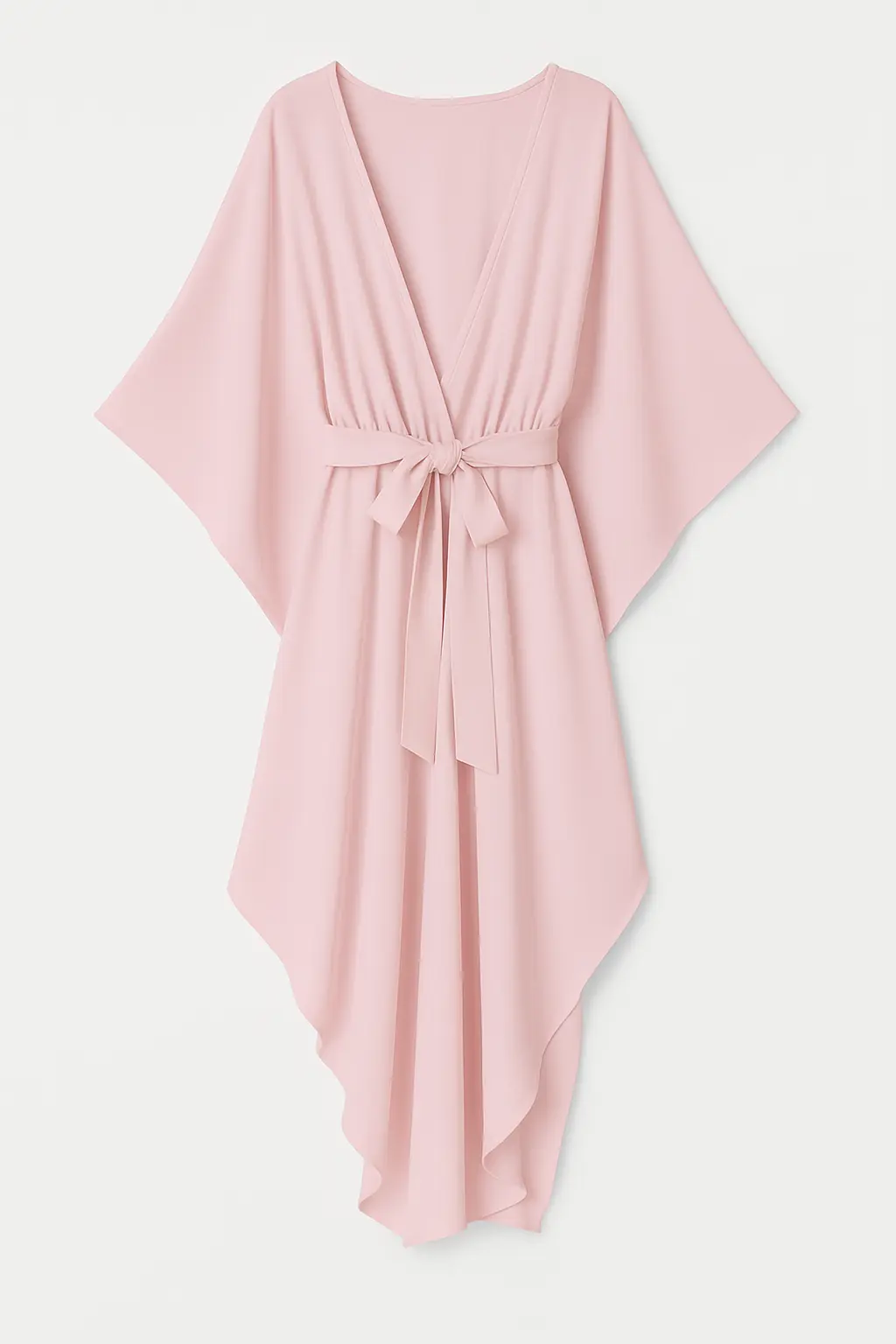 Kimono copricostume asimmetrico con fusciacca - Image 3