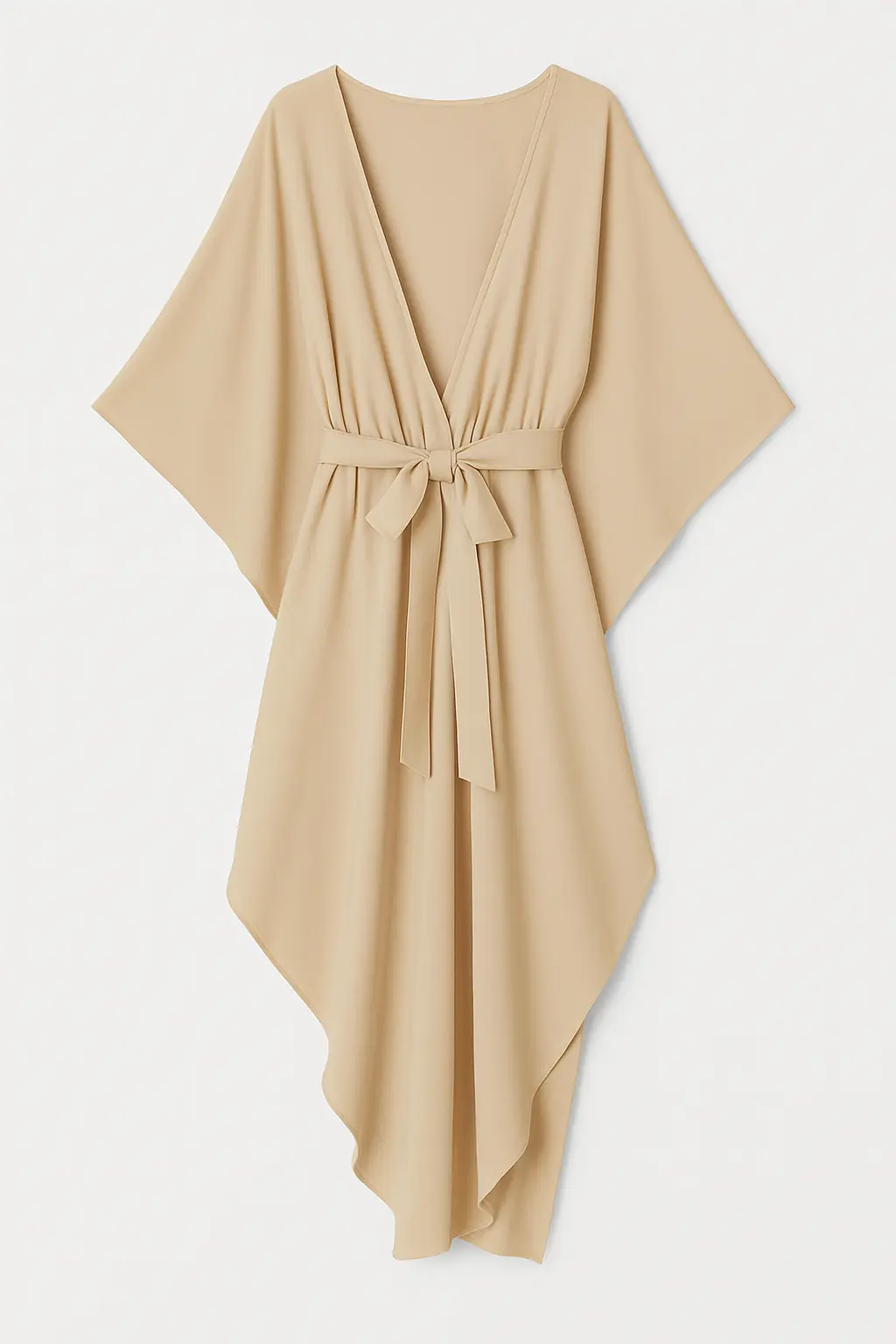 Kimono copricostume asimmetrico con fusciacca - Image 9