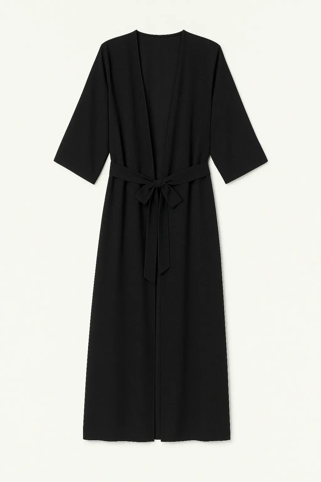 Kimono copricostume in georgette con fusciacca - Image 2