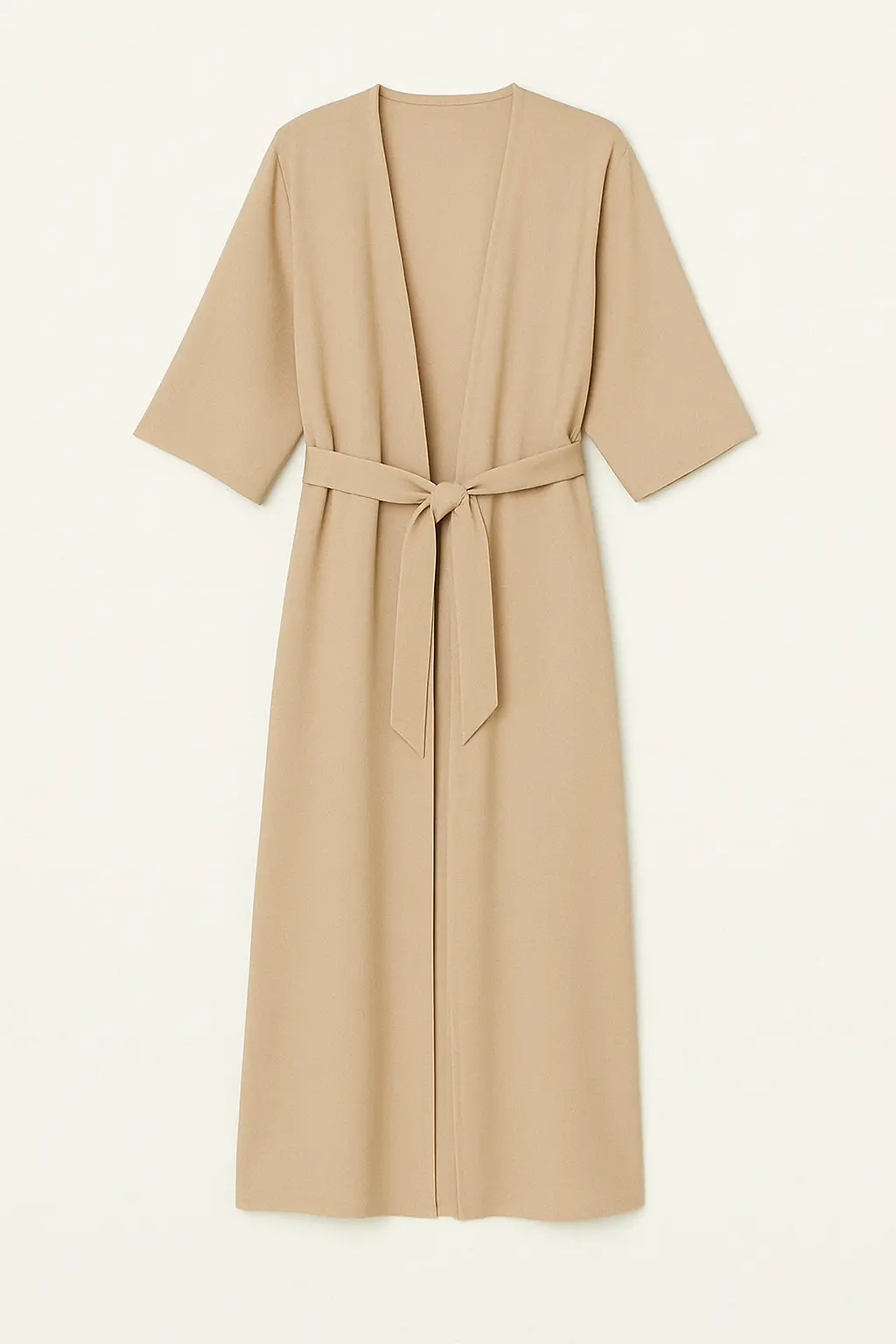 Kimono copricostume in georgette con fusciacca - Image 5