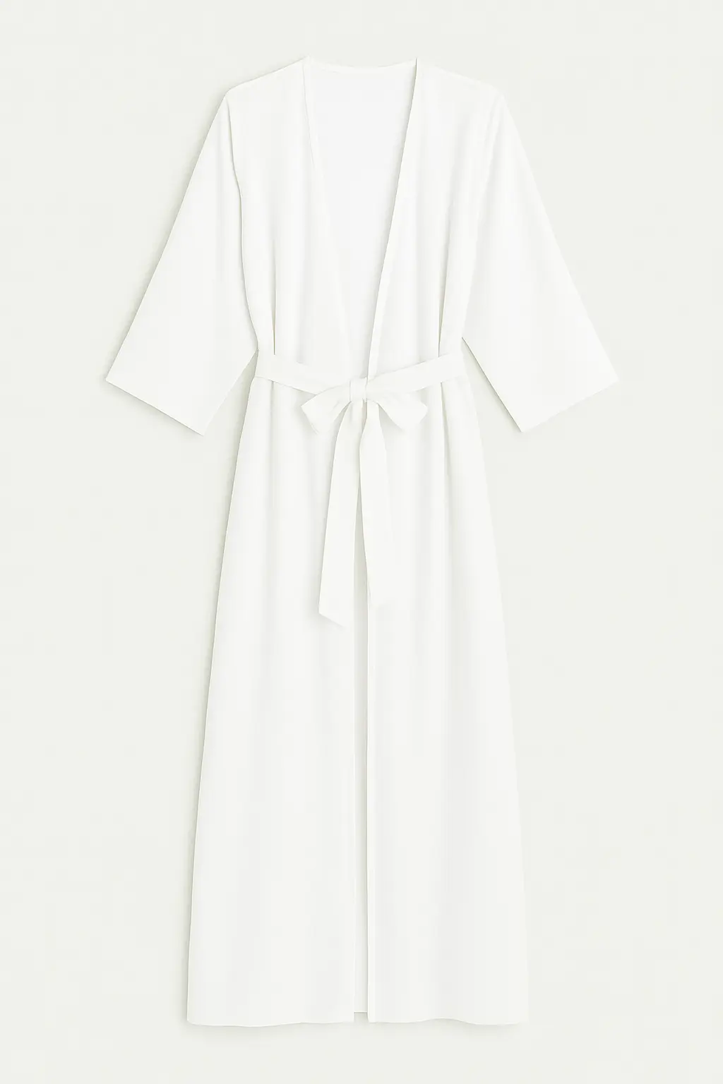 Kimono copricostume in georgette con fusciacca - Image 7