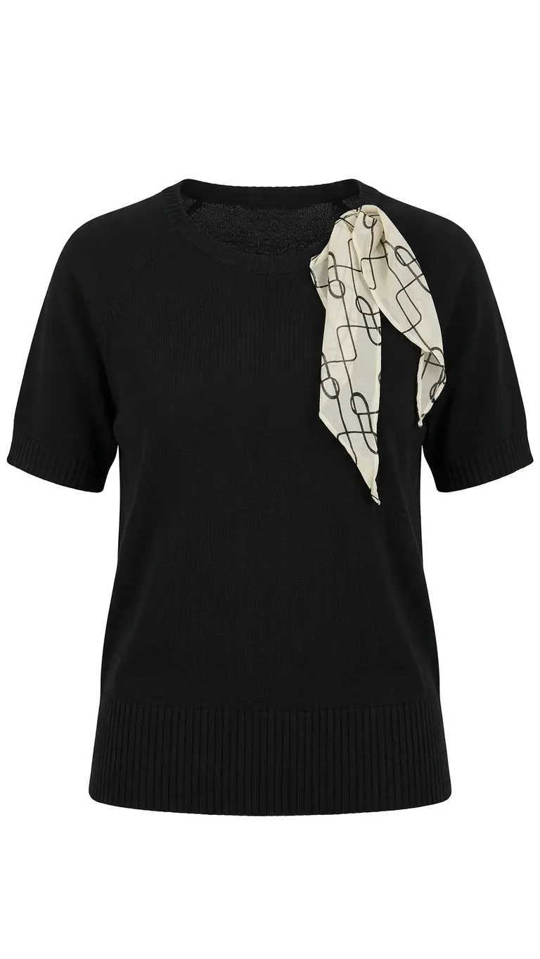 Maglia Con Sciarpina