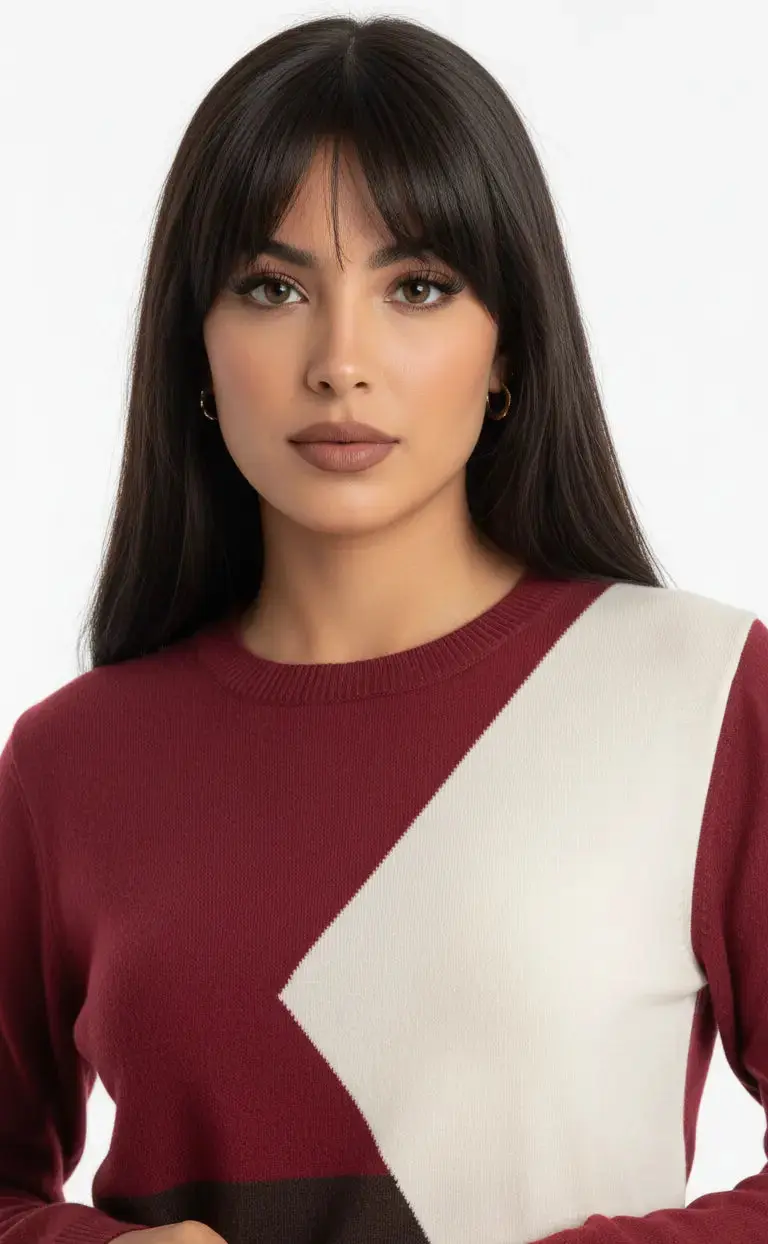 Maglia girocollo color block - Image 5