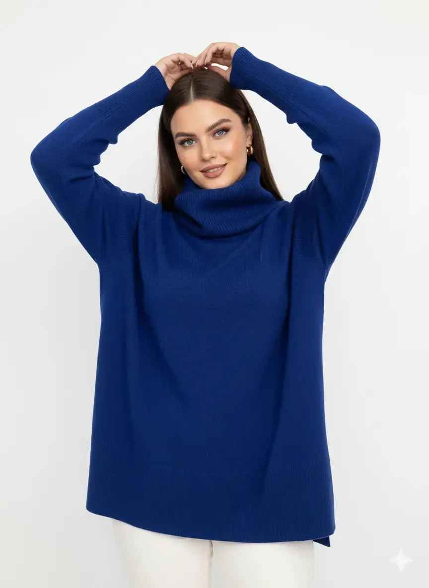 Maglia girocollo con collo staccabile - Image 4