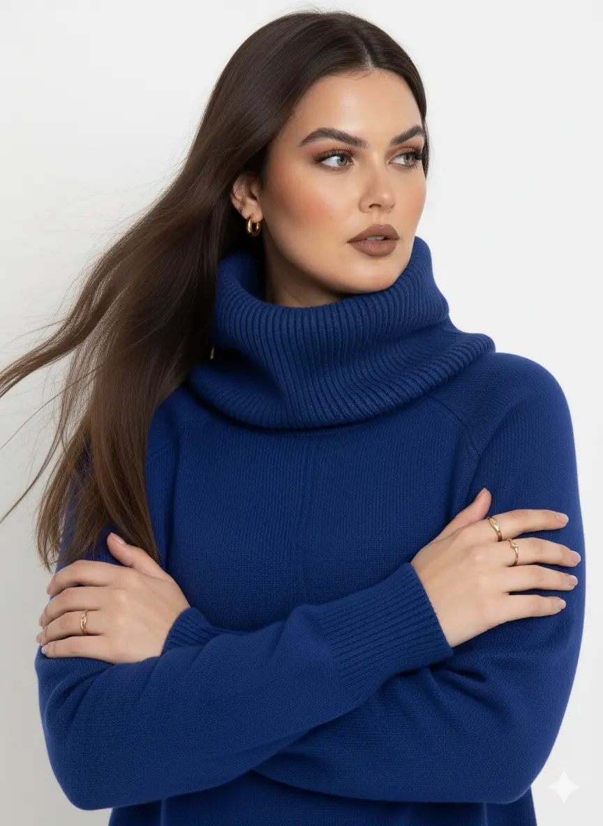 Maglia girocollo con collo staccabile - Image 7