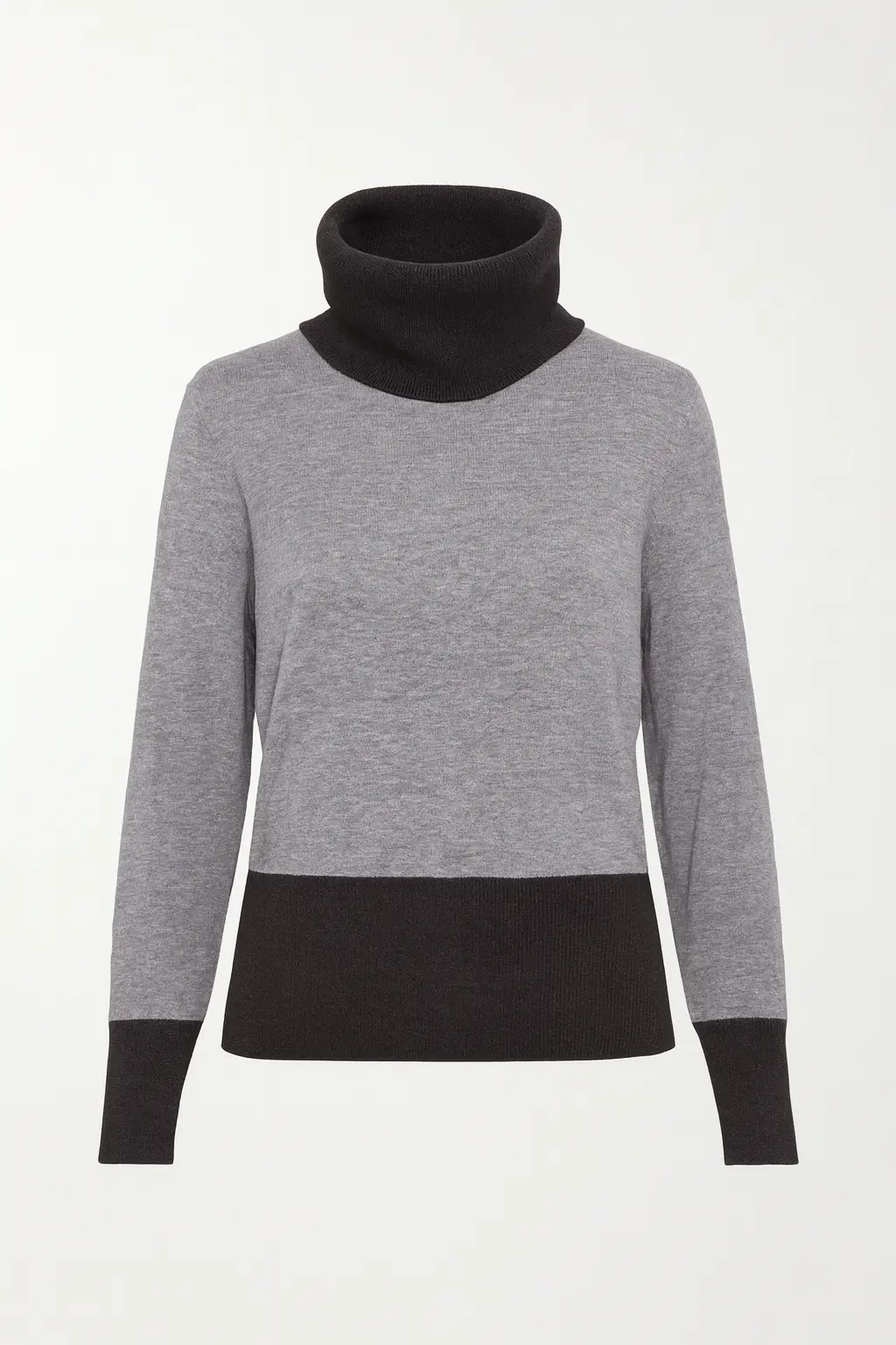 Maglia girocollo con profili a contrasto e collo staccabile - Image 12