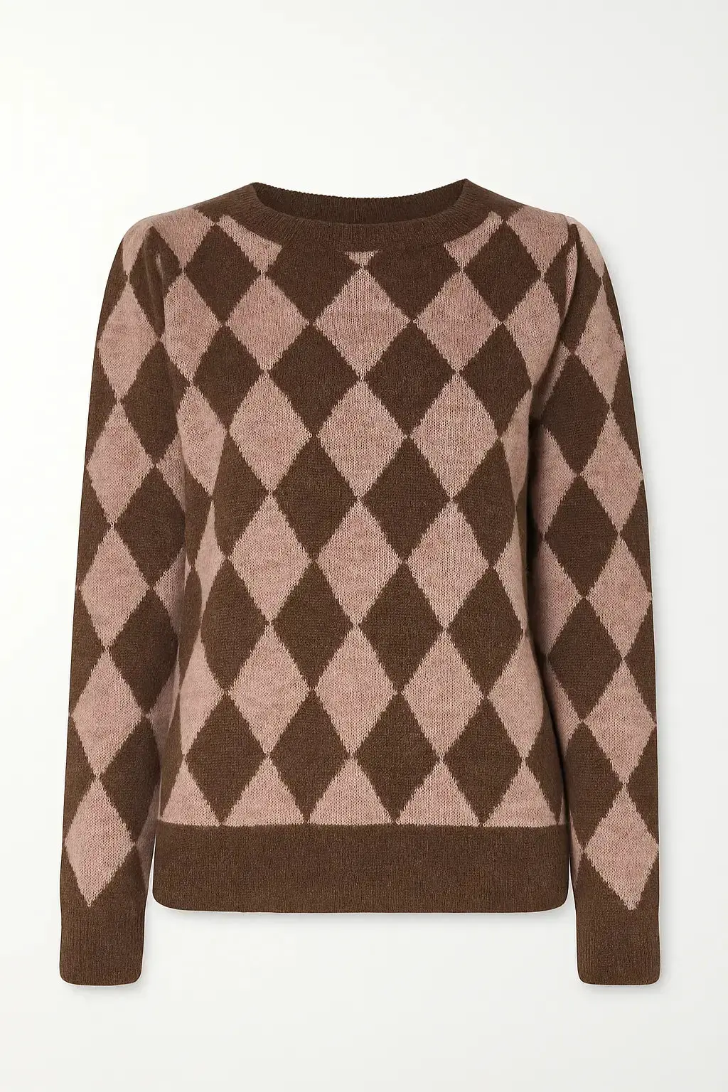 Maglia girocollo con rombi - Image 10