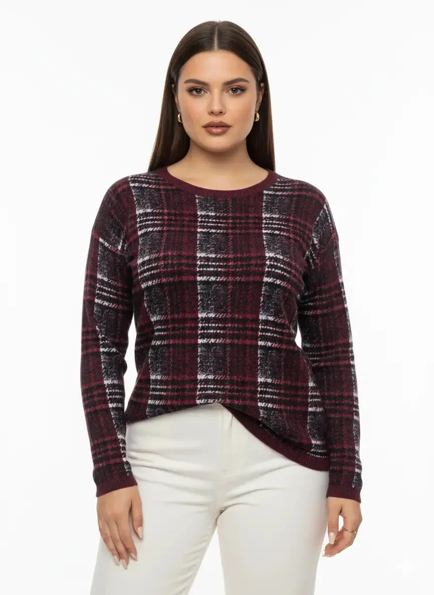 Maglia girocollo principe di Galles - Image 4