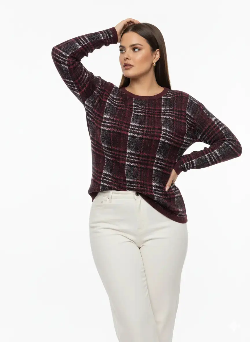 Maglia girocollo principe di Galles - Image 5