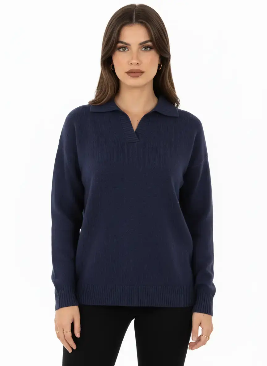 Maglia polo in tinta unita - Image 3
