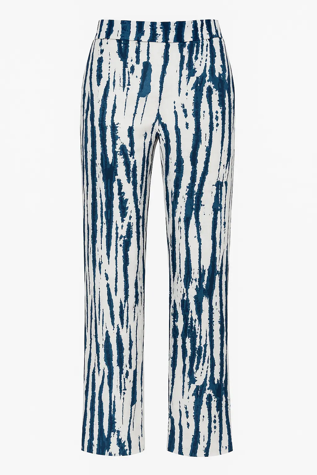 Pantalone a gamba dritta in viscosa stampato - Image 2