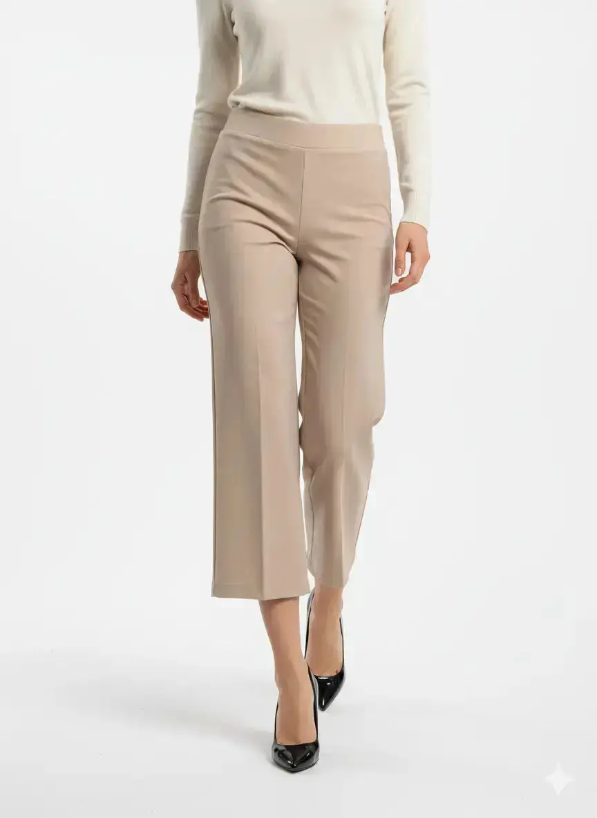 Pantalone cropped con bustino elastico - Comfy® - Image 16