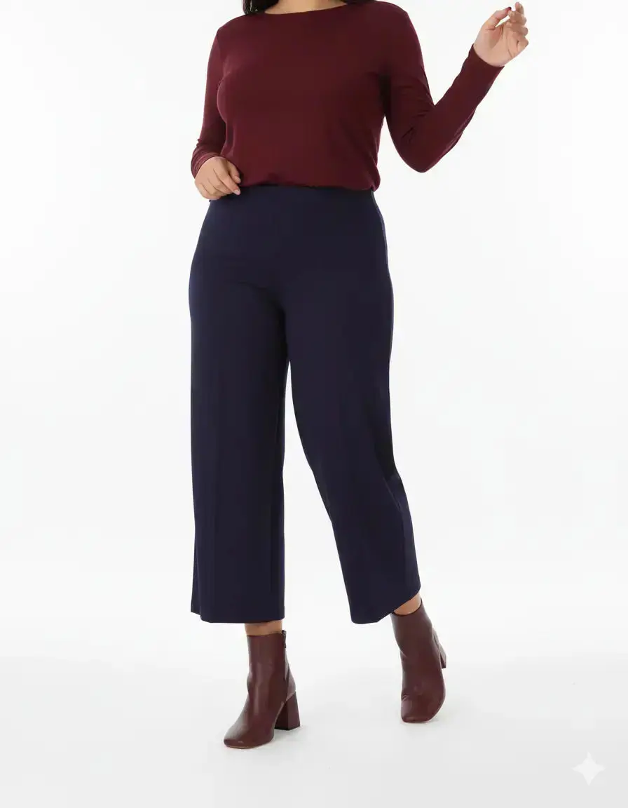 Pantalone cropped con bustino elastico - Comfy® - Image 7