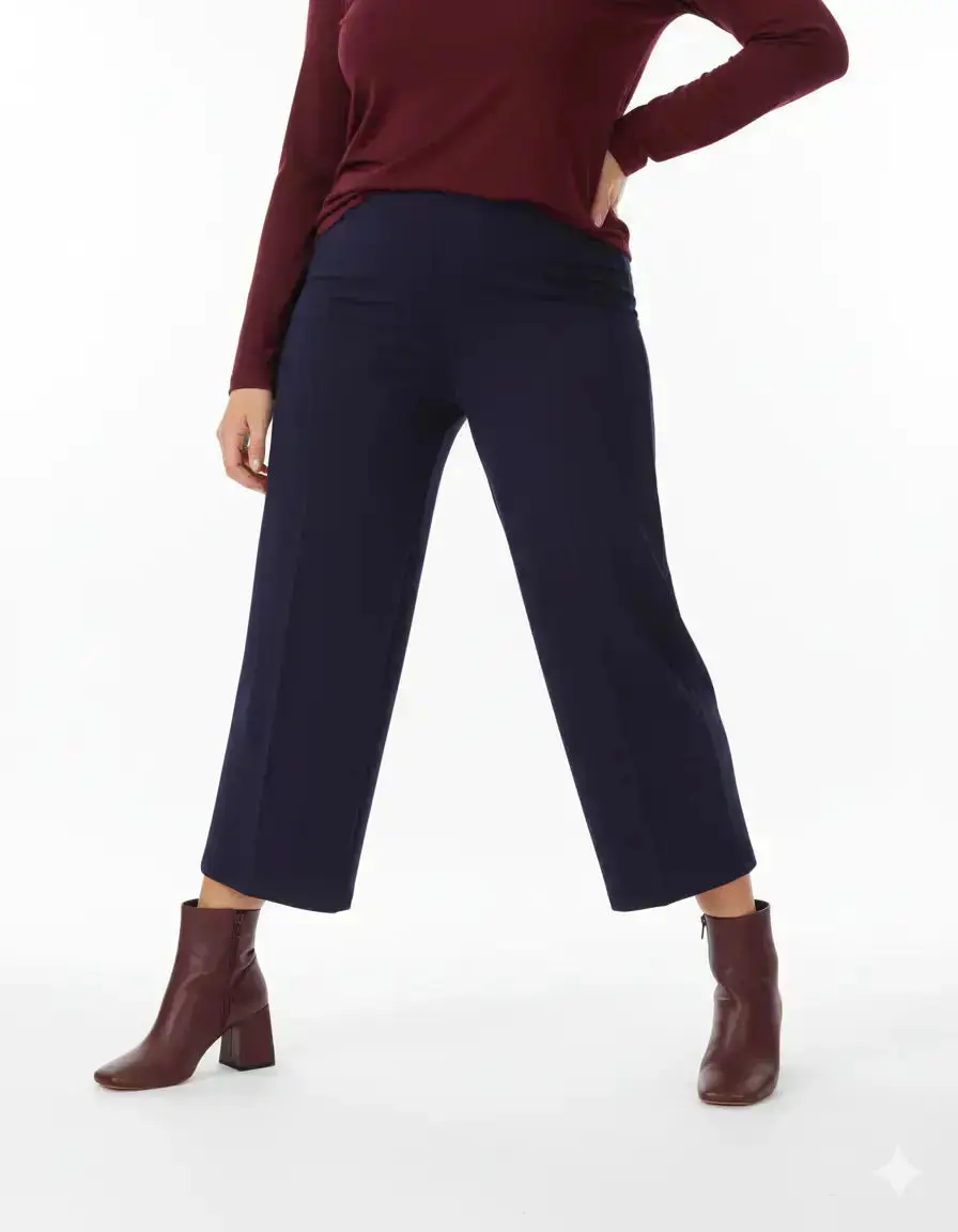Pantalone cropped con bustino elastico - Comfy® - Image 8