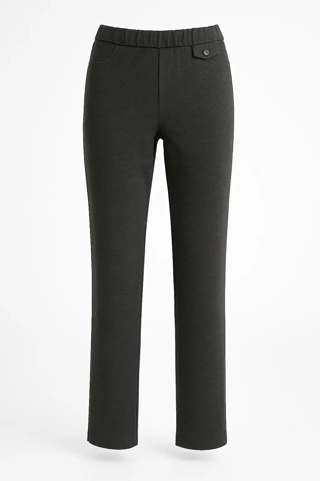 Pantalone elasticizzato gamba dritta - Image 3